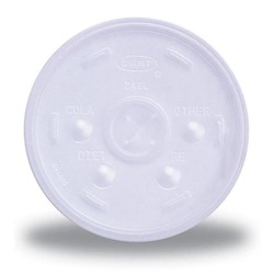 10 Oz. Foam Cup Straw-Slotted Lid