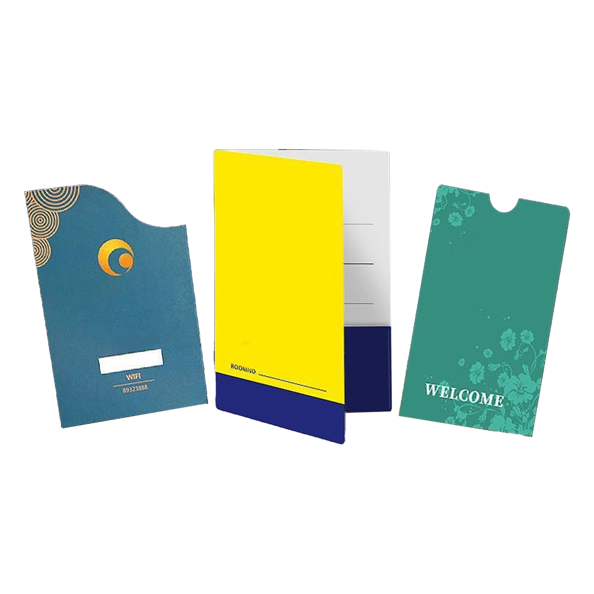 Customizable Hotel Key Card Holder Sleeves 3