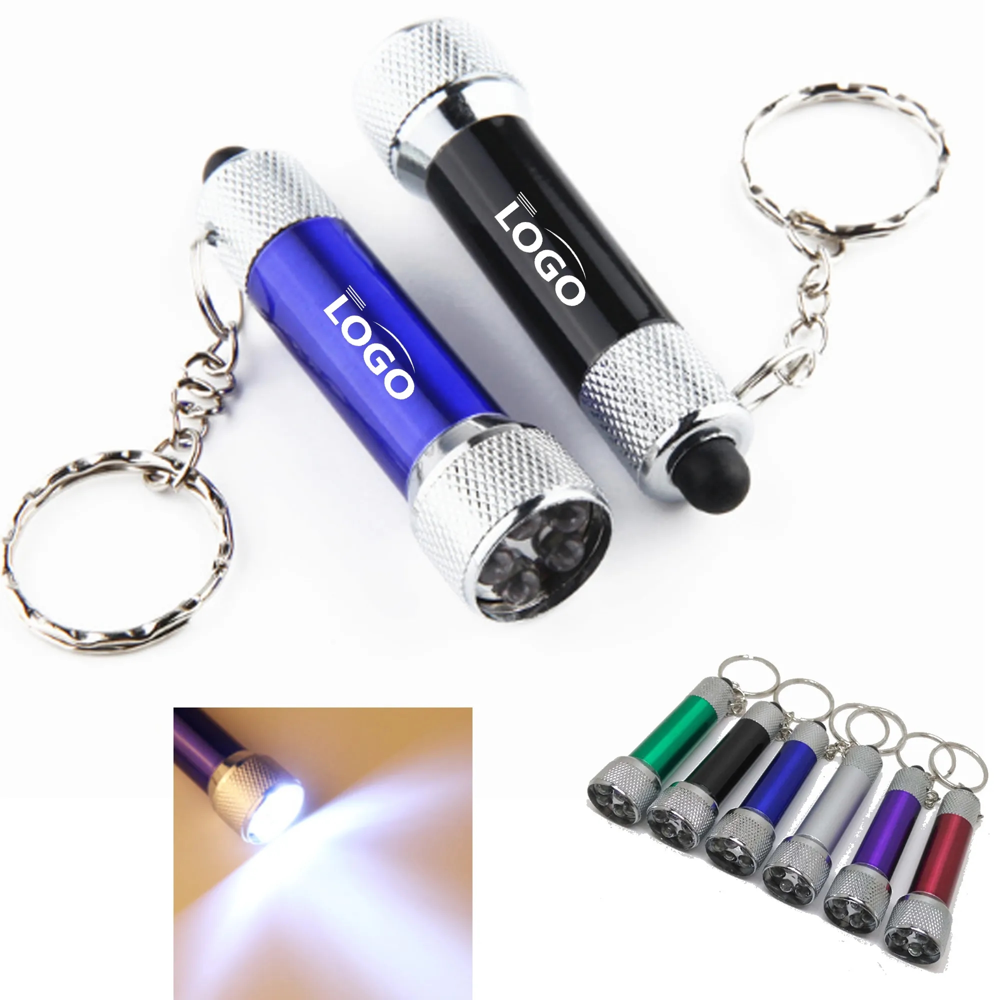 Mini Torch Light With Key Chain