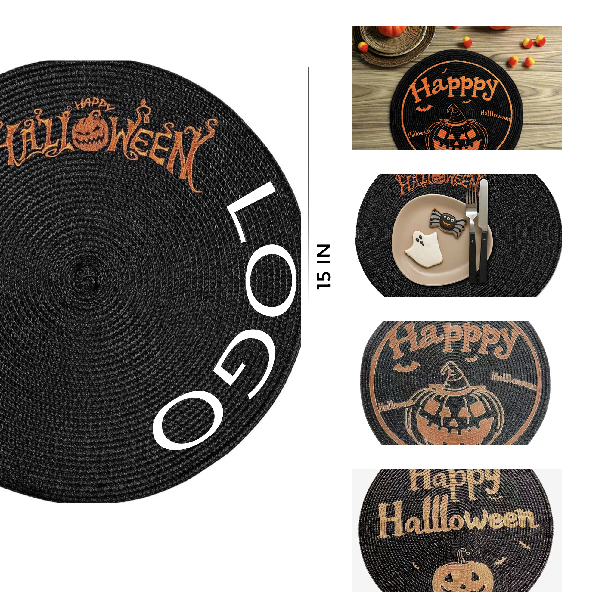 MOQ 50 PCS Halloween Table Mat 2