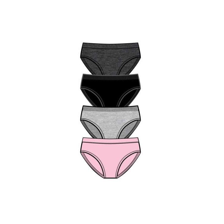 Girls Seamless Bikini Panties - Size Small-Large 3