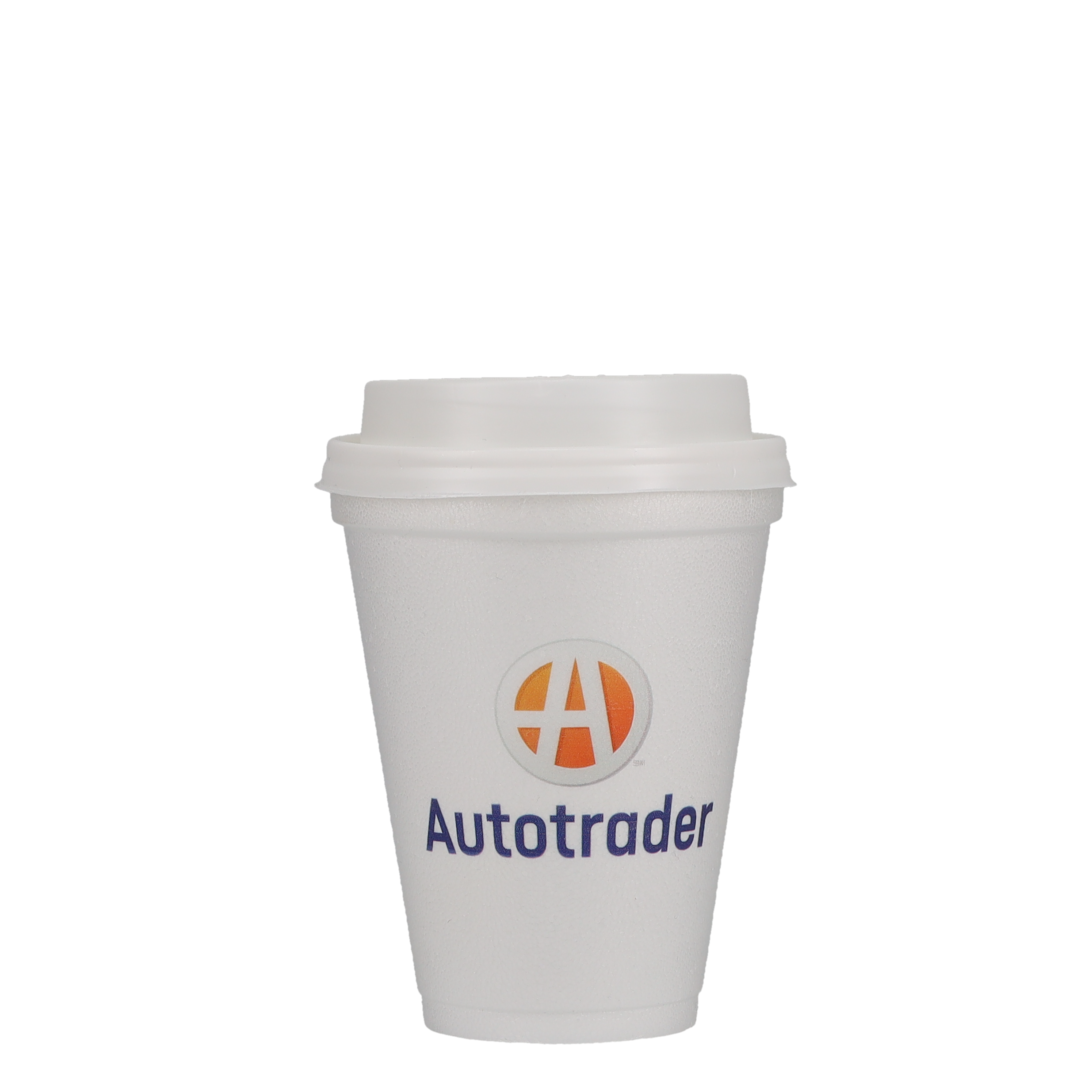 12 oz Foam Cup Domed Lid White 4