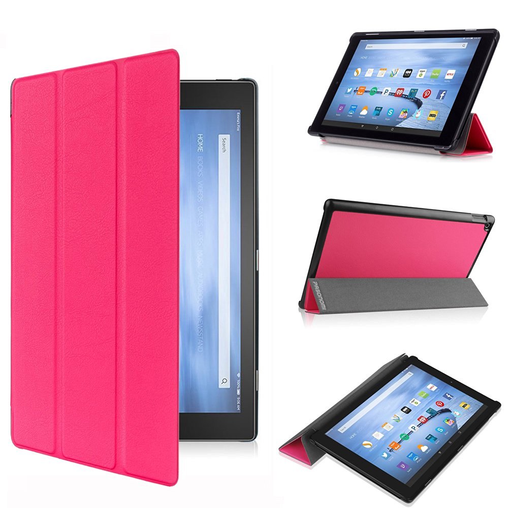 IBank Leatherette Case For Kindle Fire 7th Gen 7 2017 KF7G SC9 