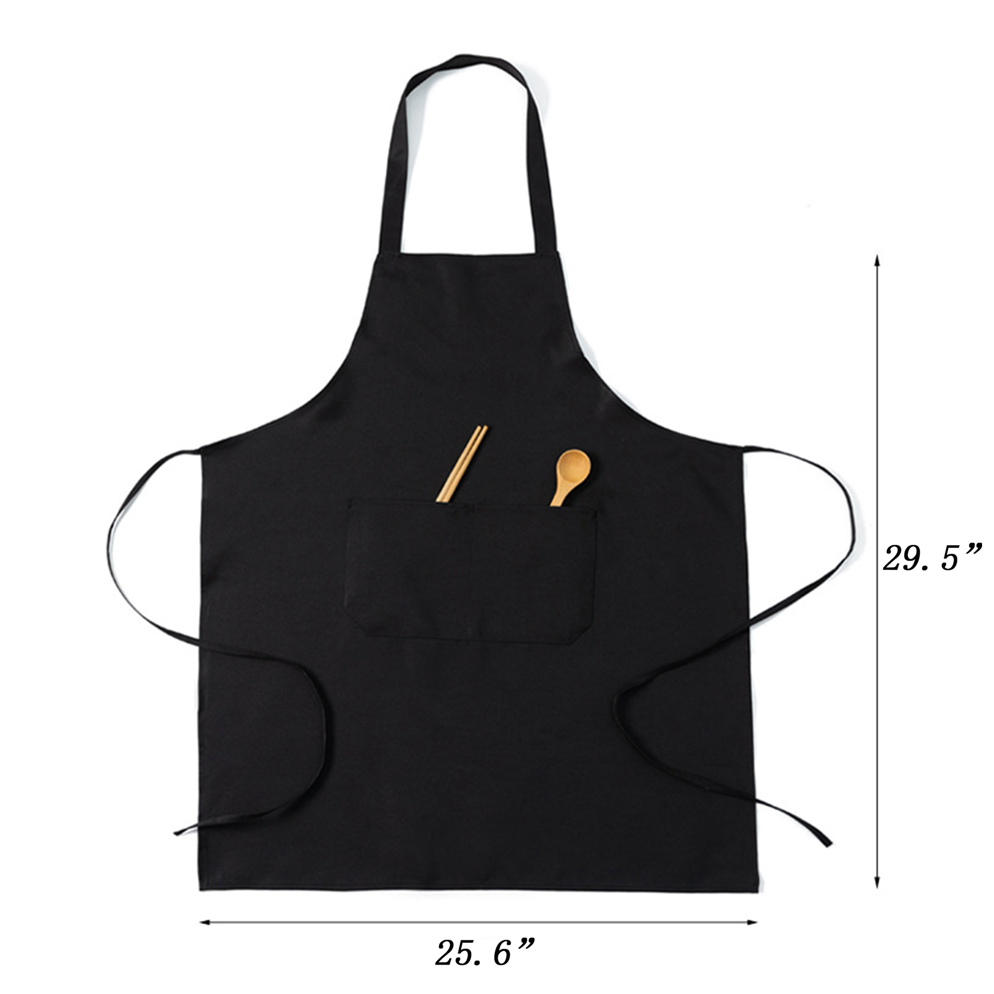 Simple Solid-Color Custom-Made Advertising Apron 4