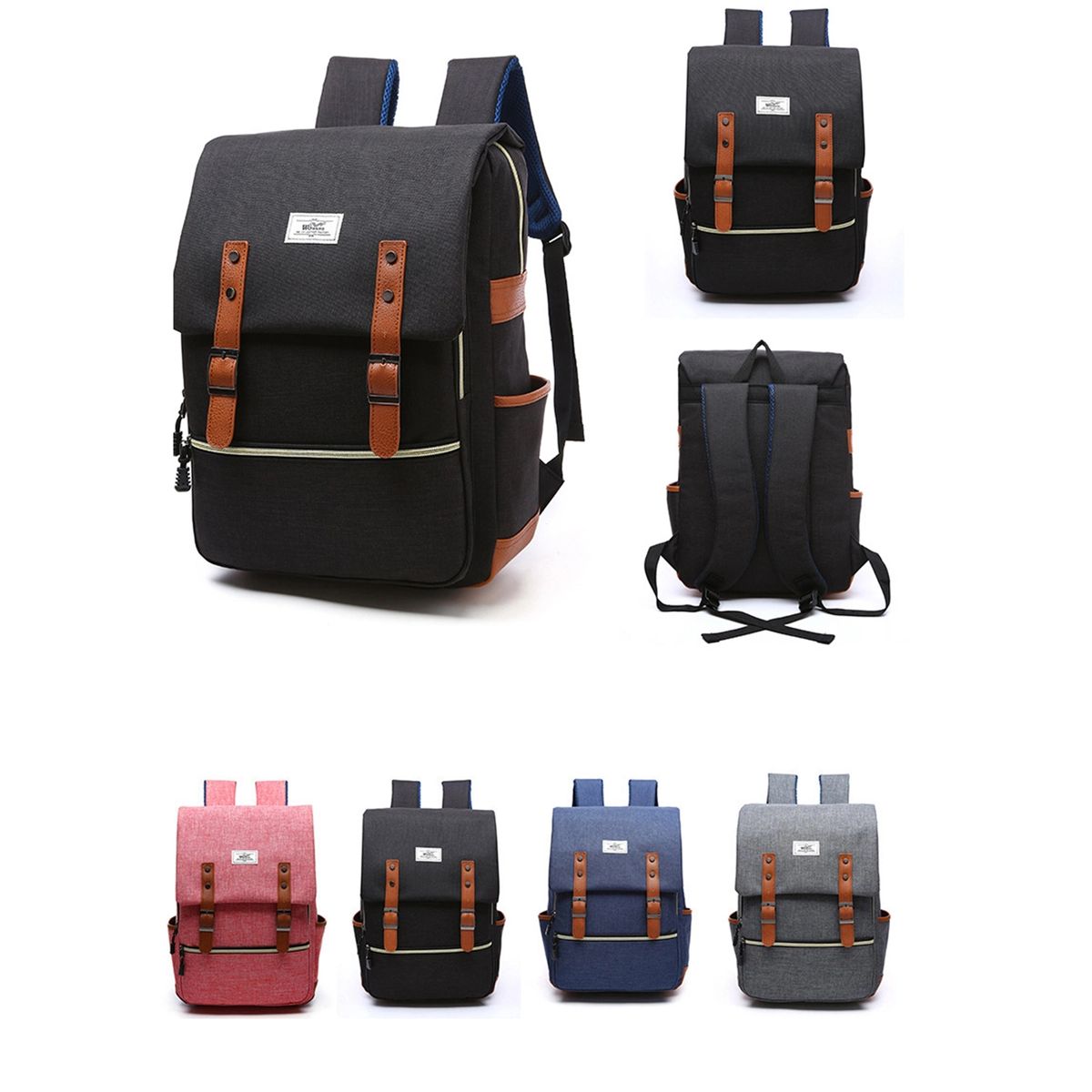 Women Laptop Backpack Fashion College School Bookbag