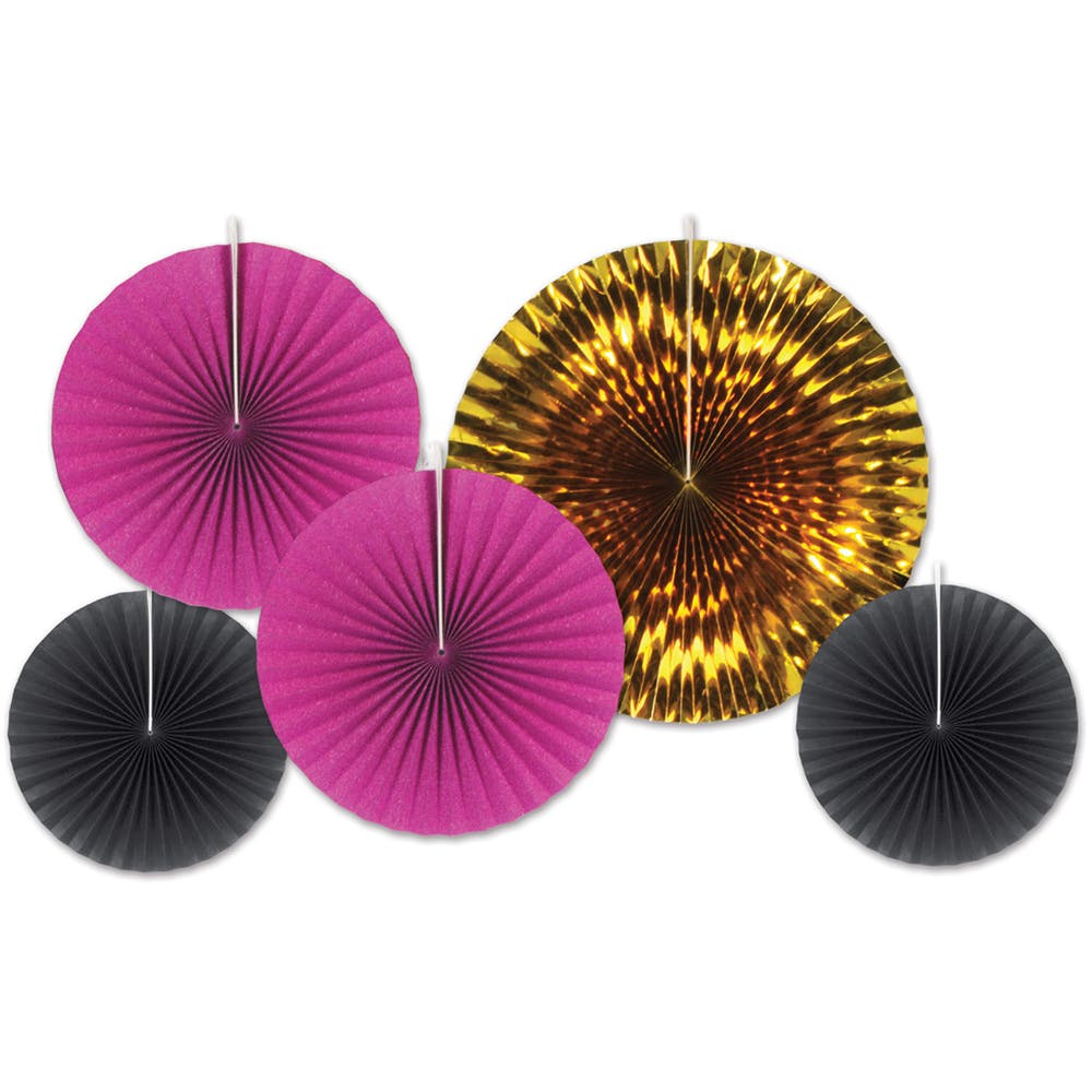 Decorative Paper Fans - Assortment 3