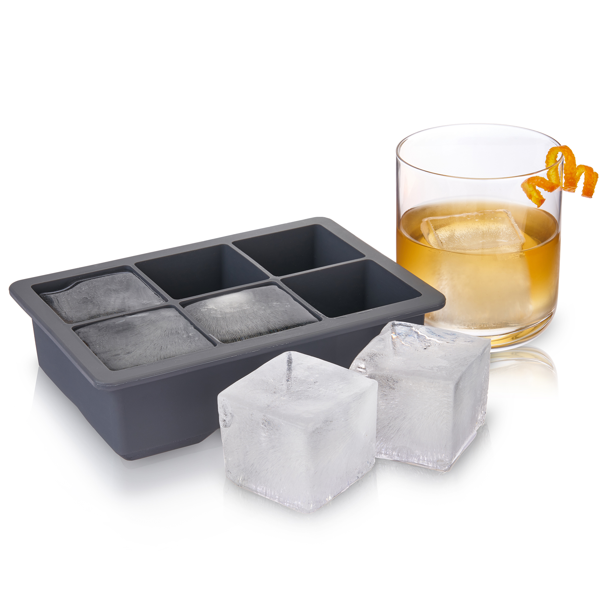 Viski® Whiskey Ice Cube Tray with Lid 12