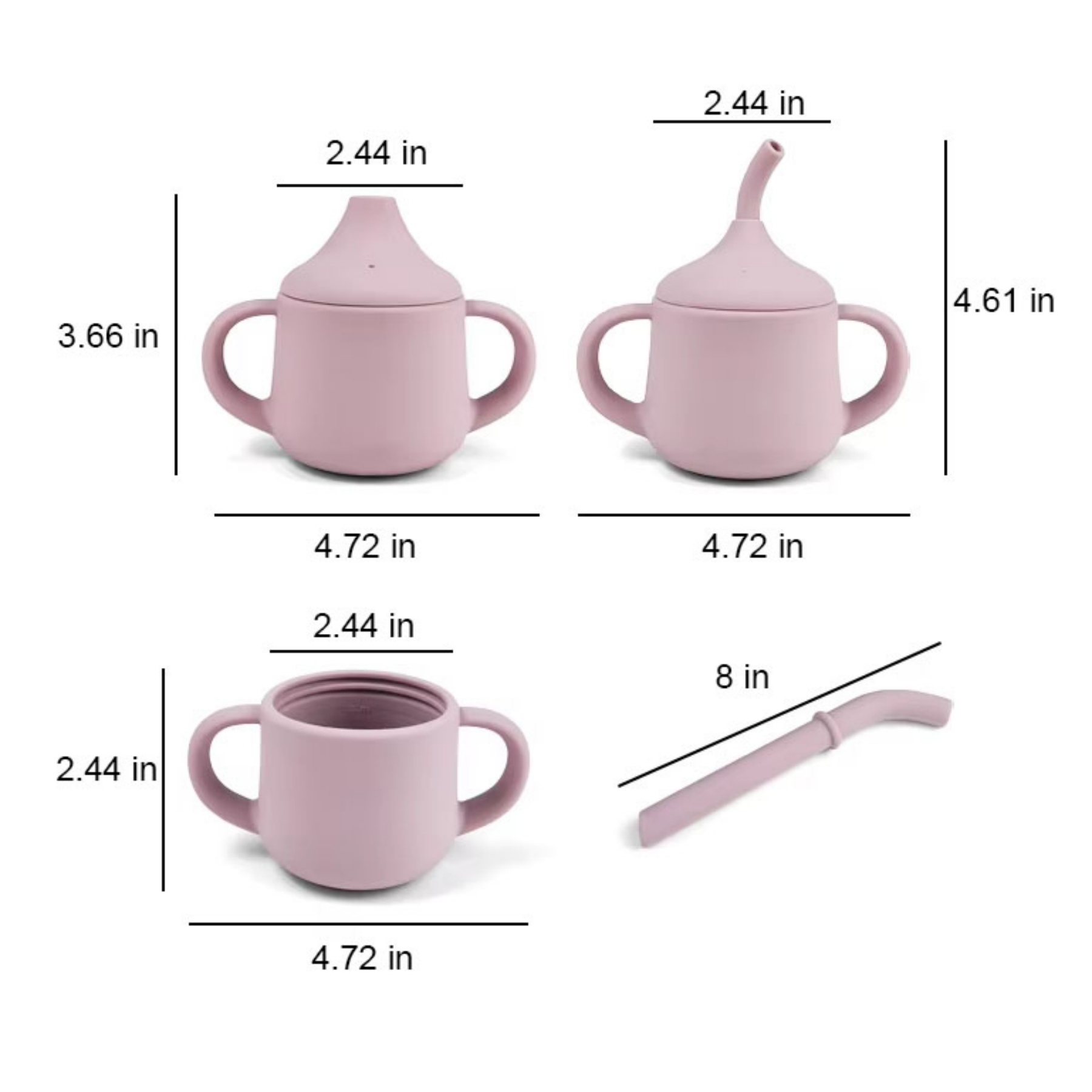 Silicone Baby Sippy Cup 38