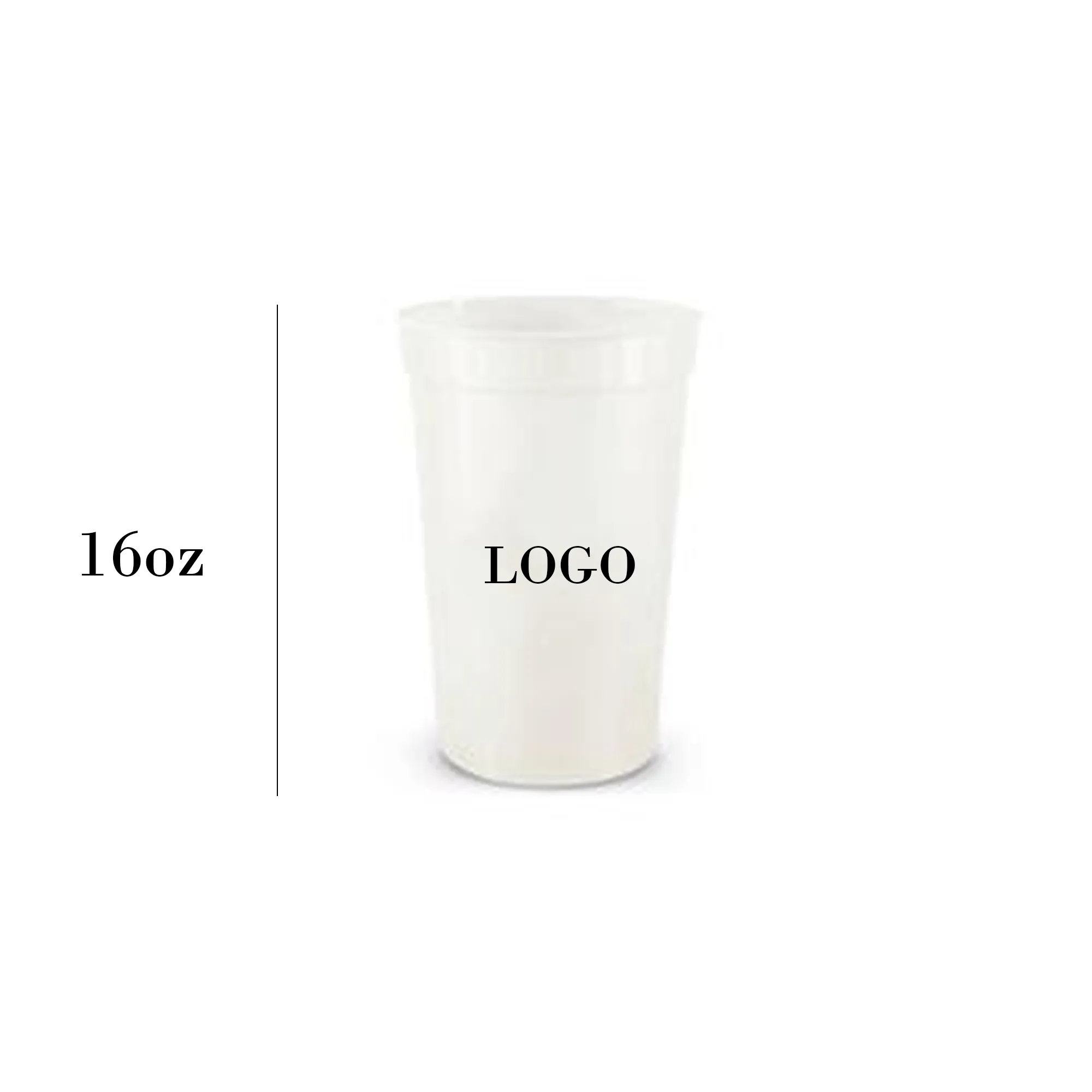 Convenient Smooth Plastic Stadium Cup 21