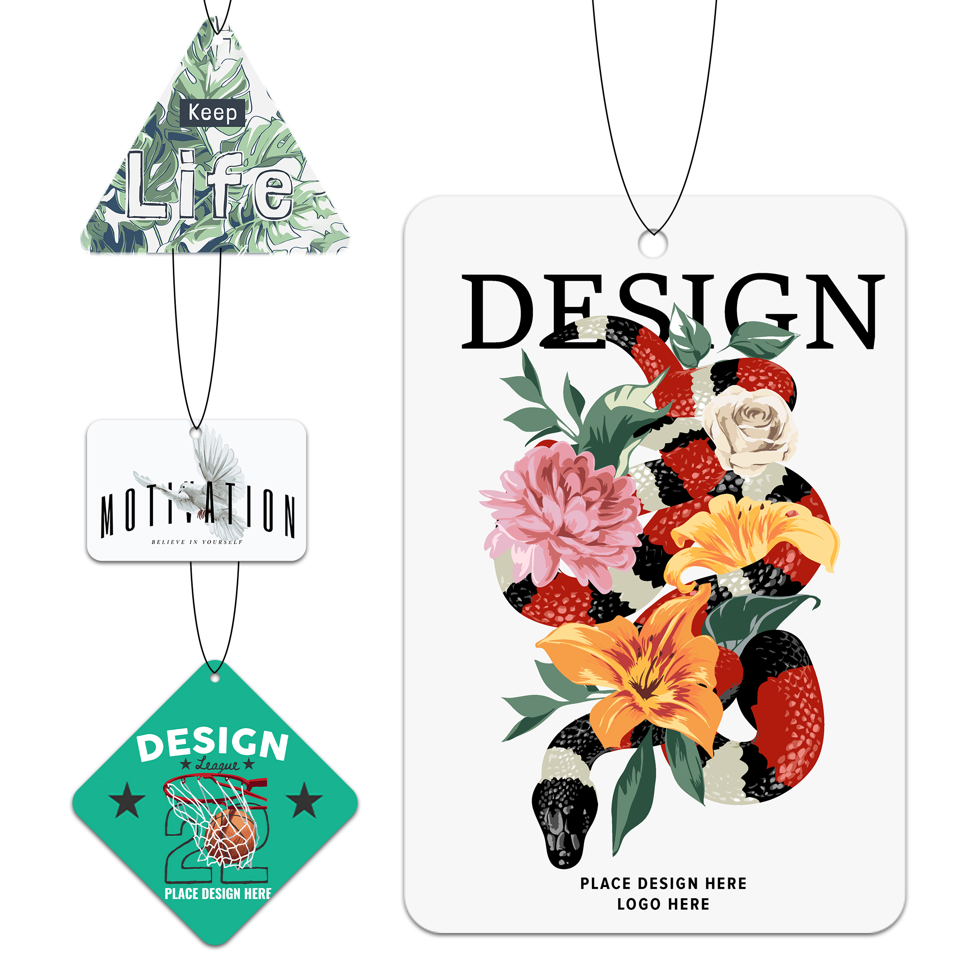 Custom Air Fresheners 28 Shapes Available 5