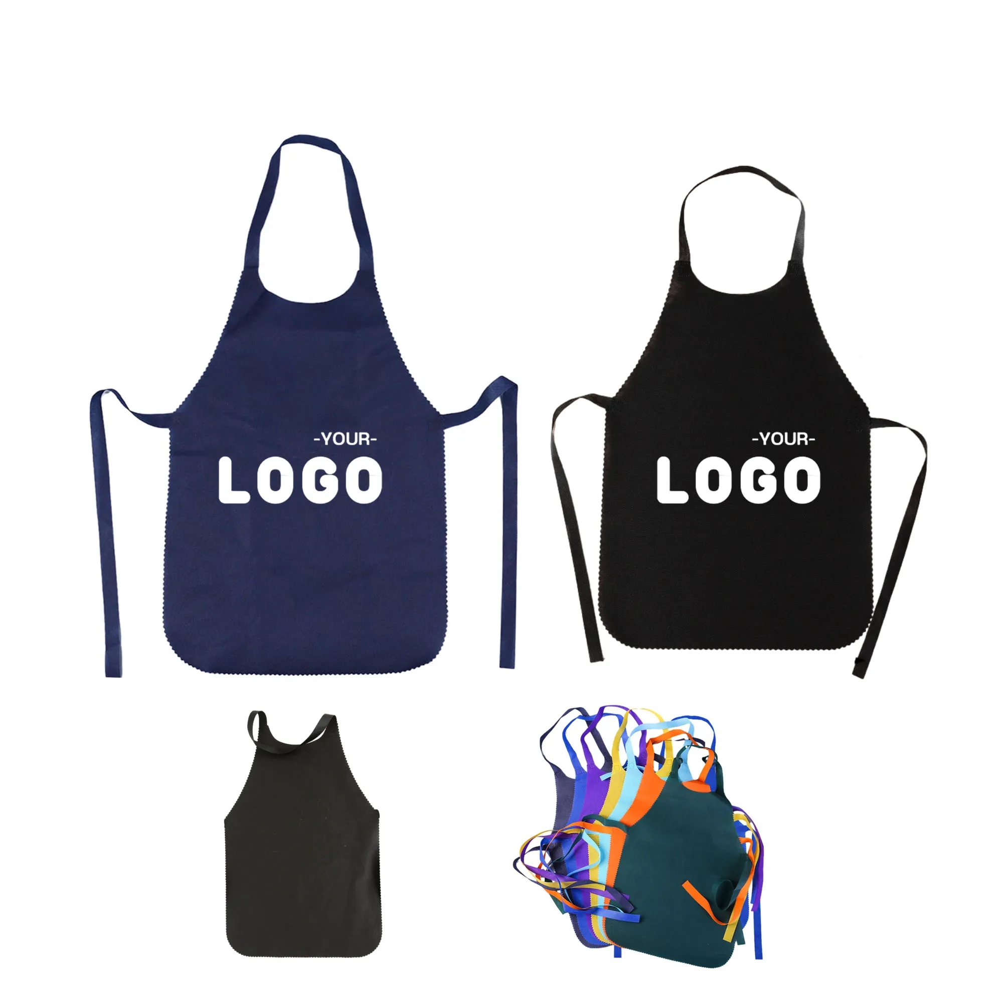 Kids Disposable Non-wovenPainting Apron