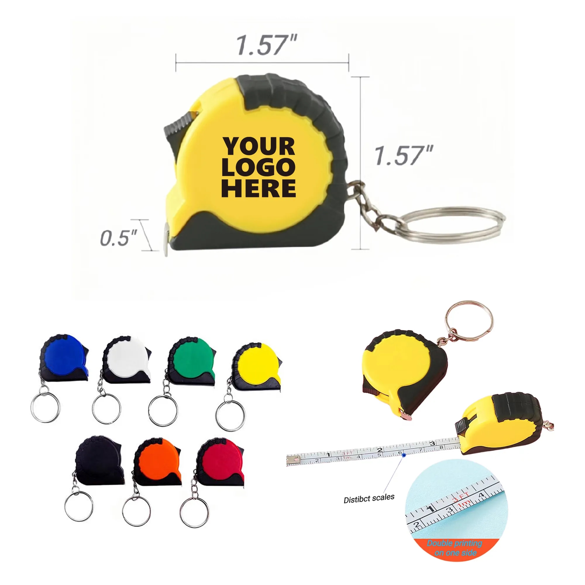 Mini Tape Measure Key chain