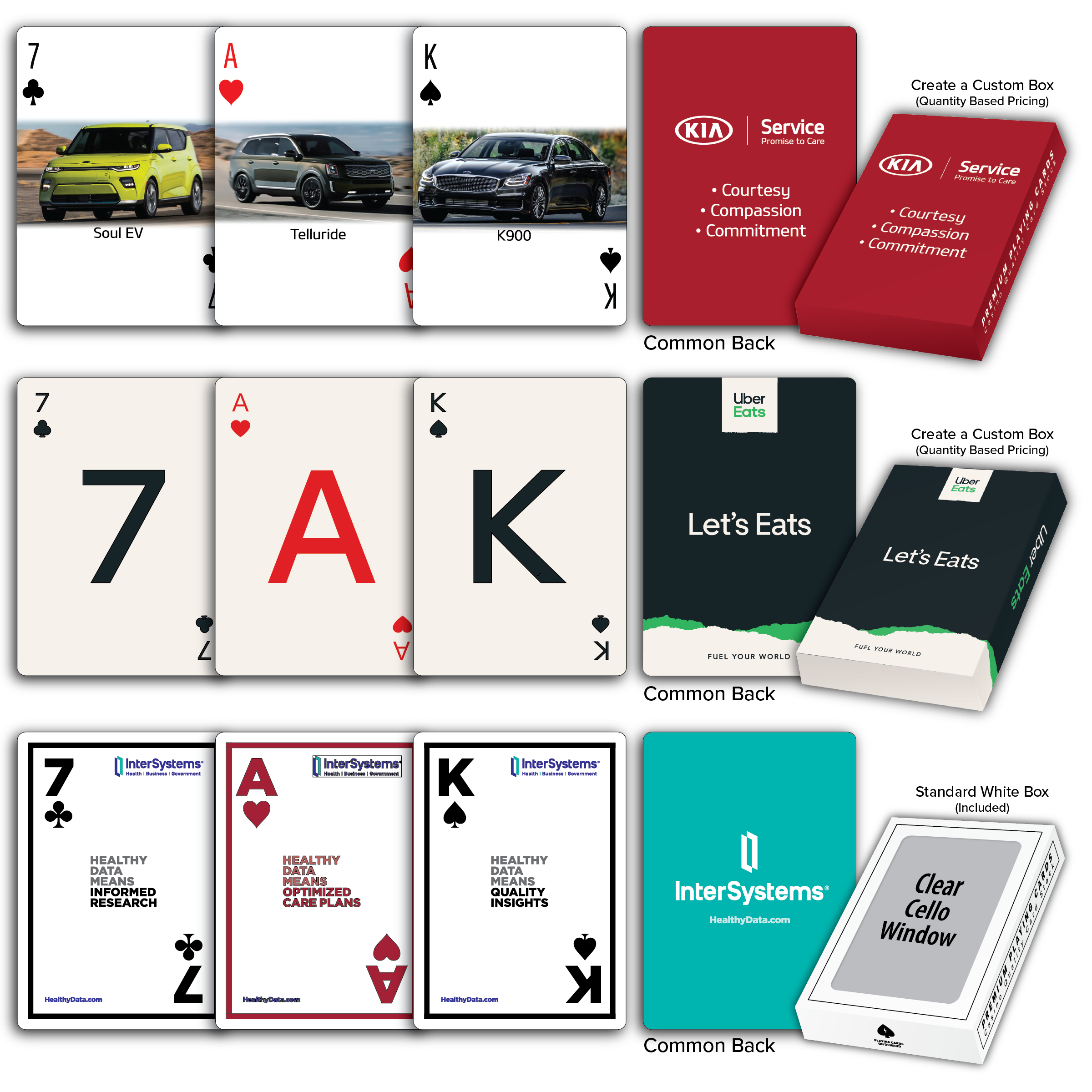 Custom Back & Faces Poker Size Playing Cards 5