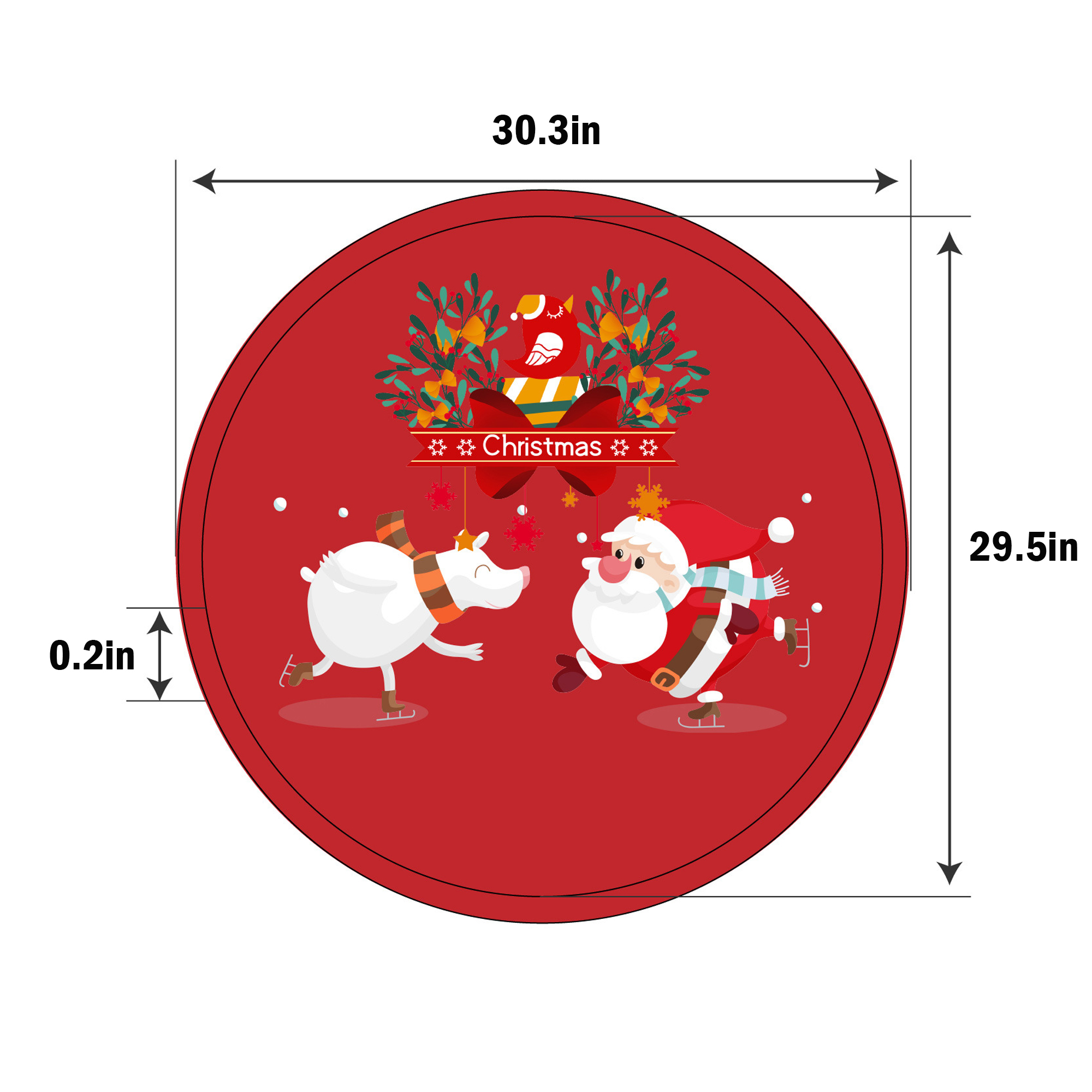 Custom Silicone Anti-Slip Mat for Holiday D??cor and Protection 14