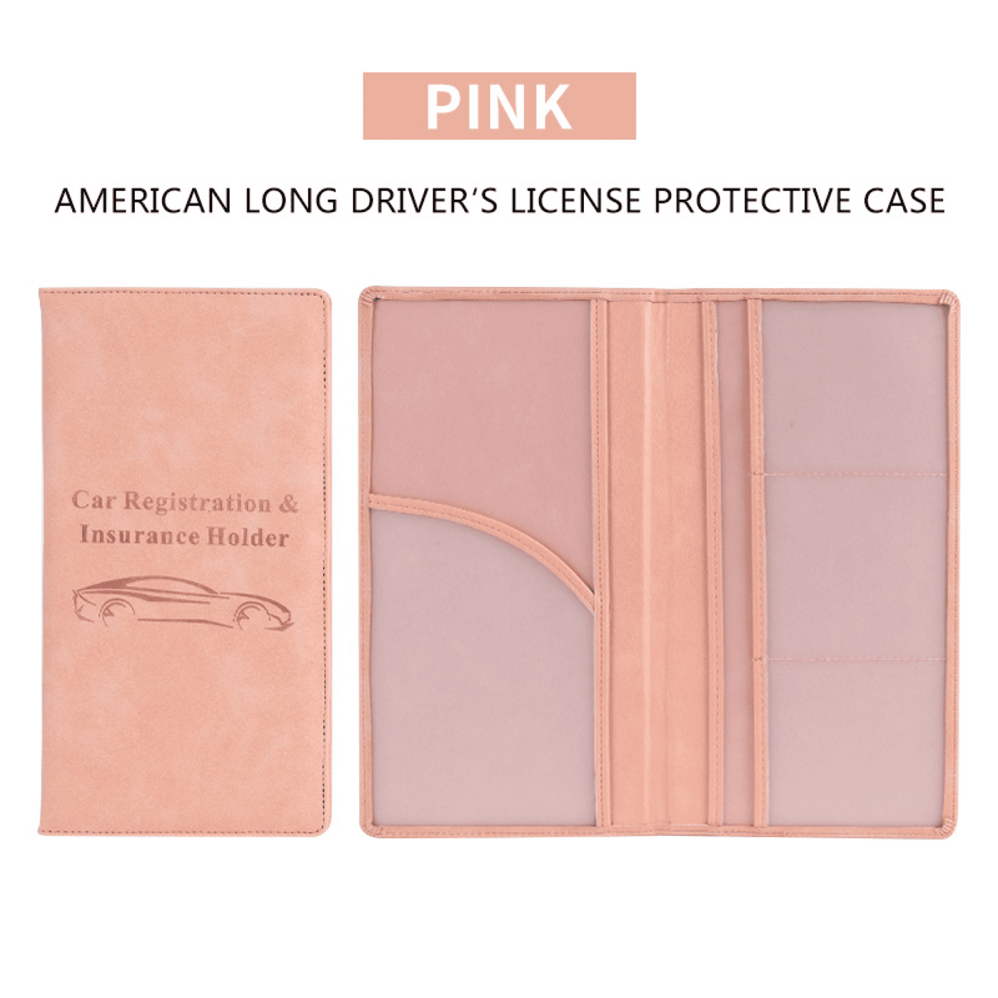 Multi-Function Magnetic Closure Driver's License Holder 13