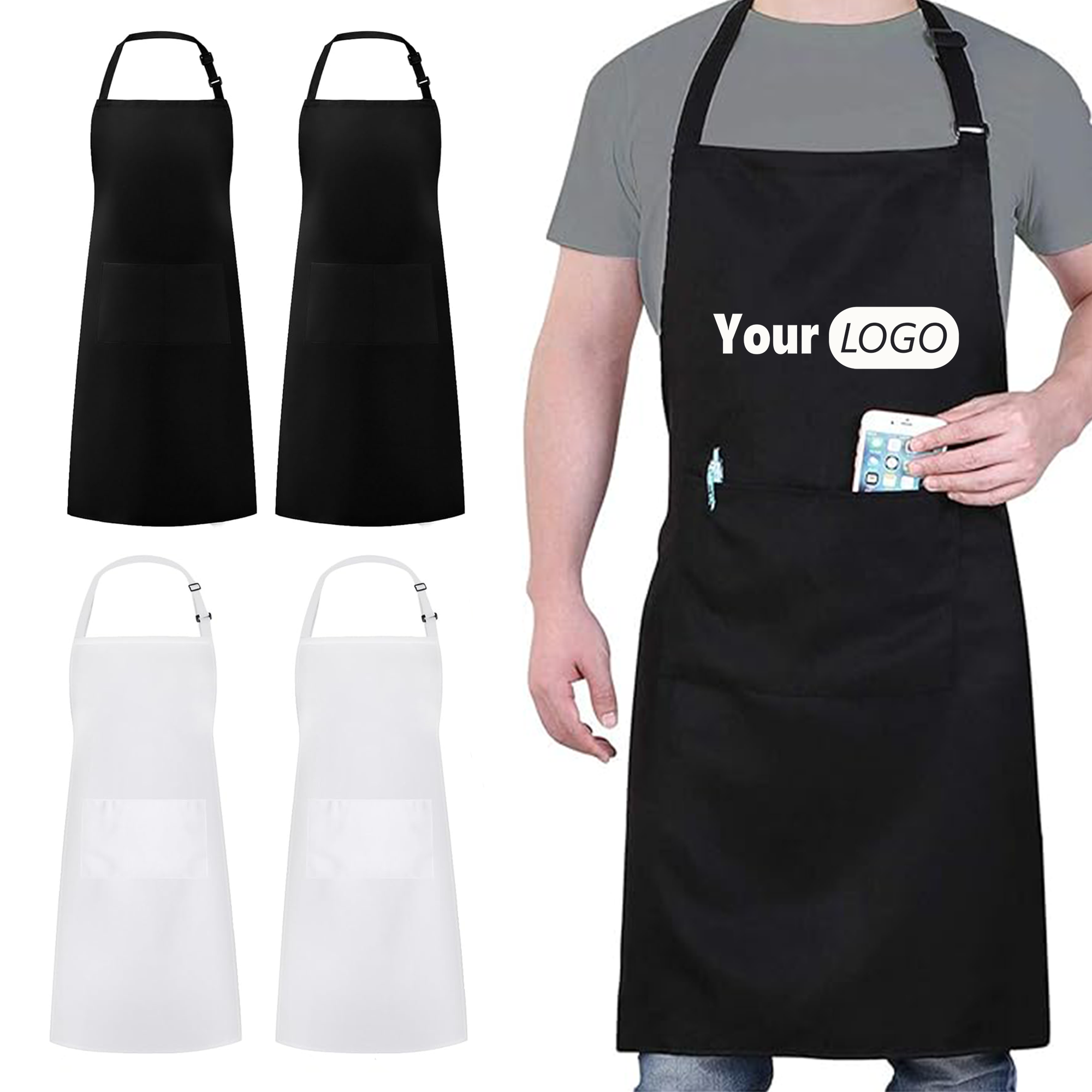 Adjustable Waterproof Chef Apron MOQ20 3