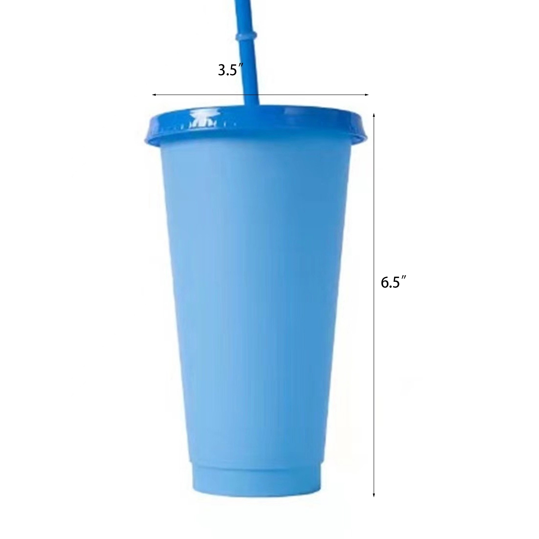 24oz Color Changing Cups with Lids and Straws 8