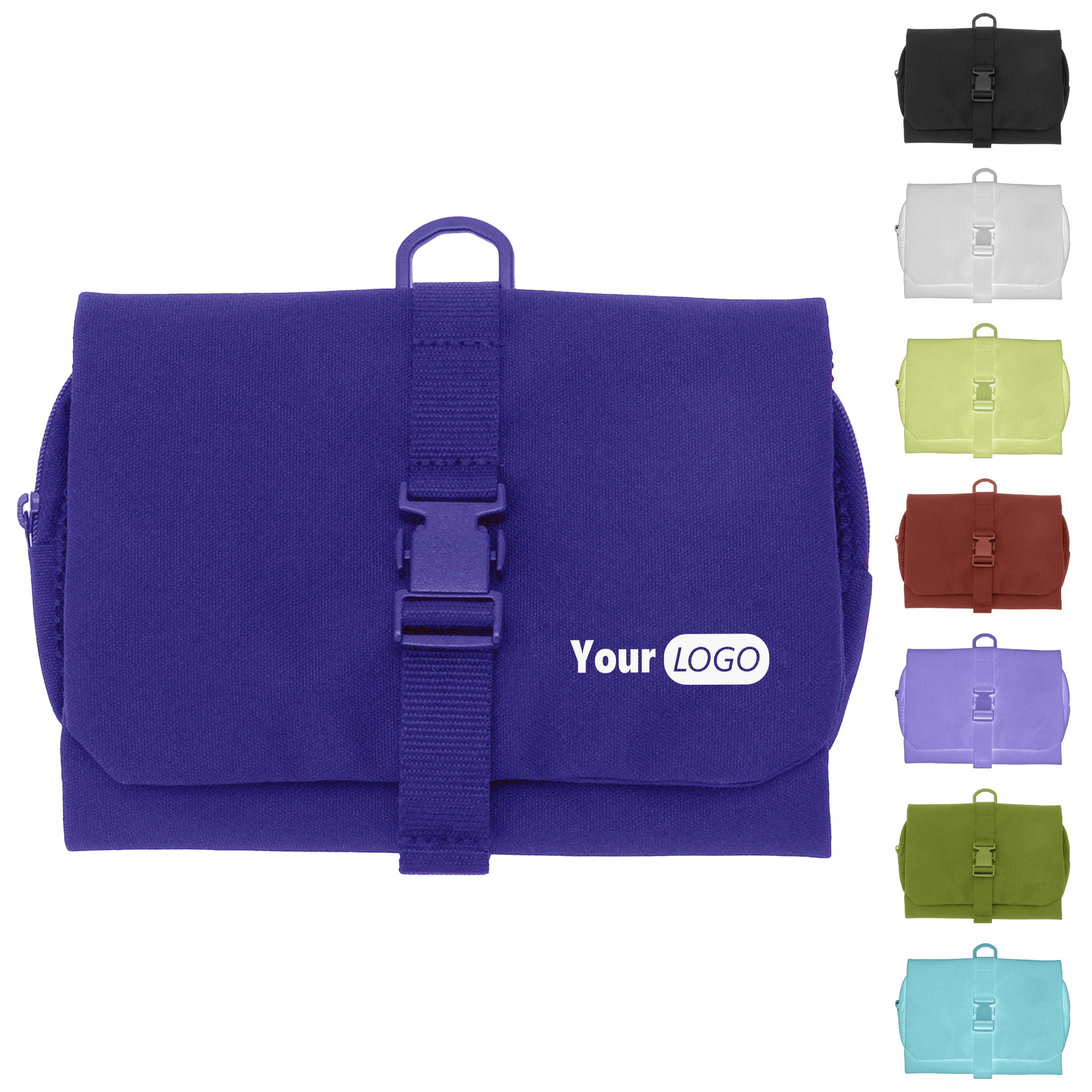 Polyester Compact And Durable Hanging Toiletry Bag For Easy Organization 6