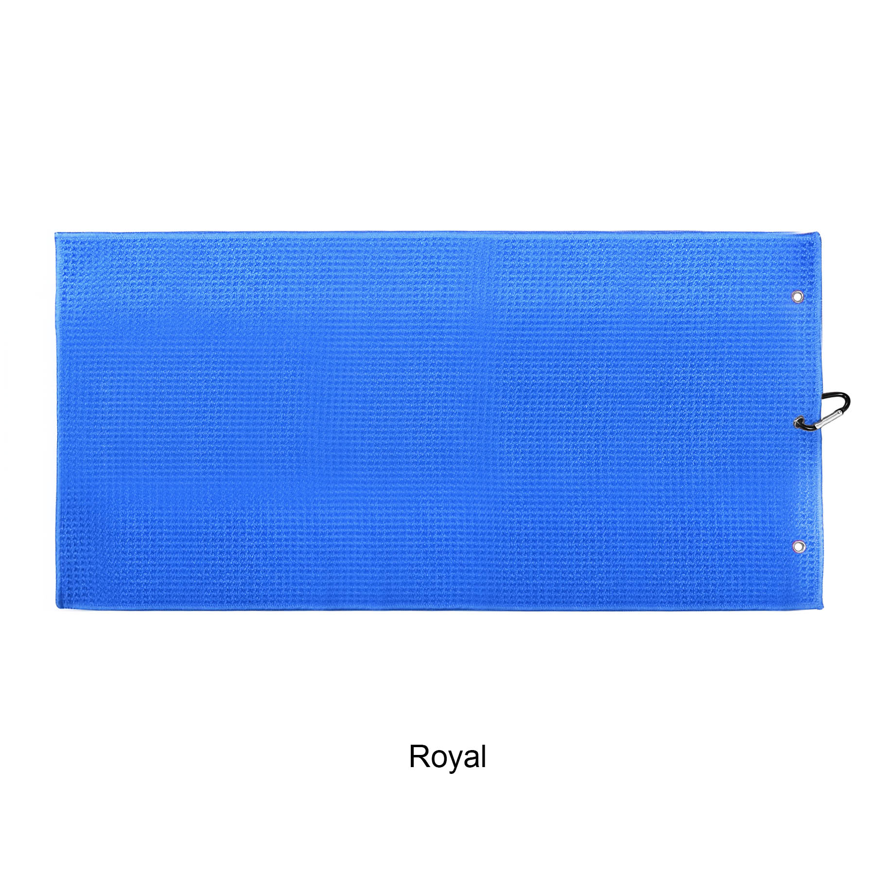 Microfiber Waffle Two-fold Golf Towel w/ Carabiners Clip 12" x 24" 39