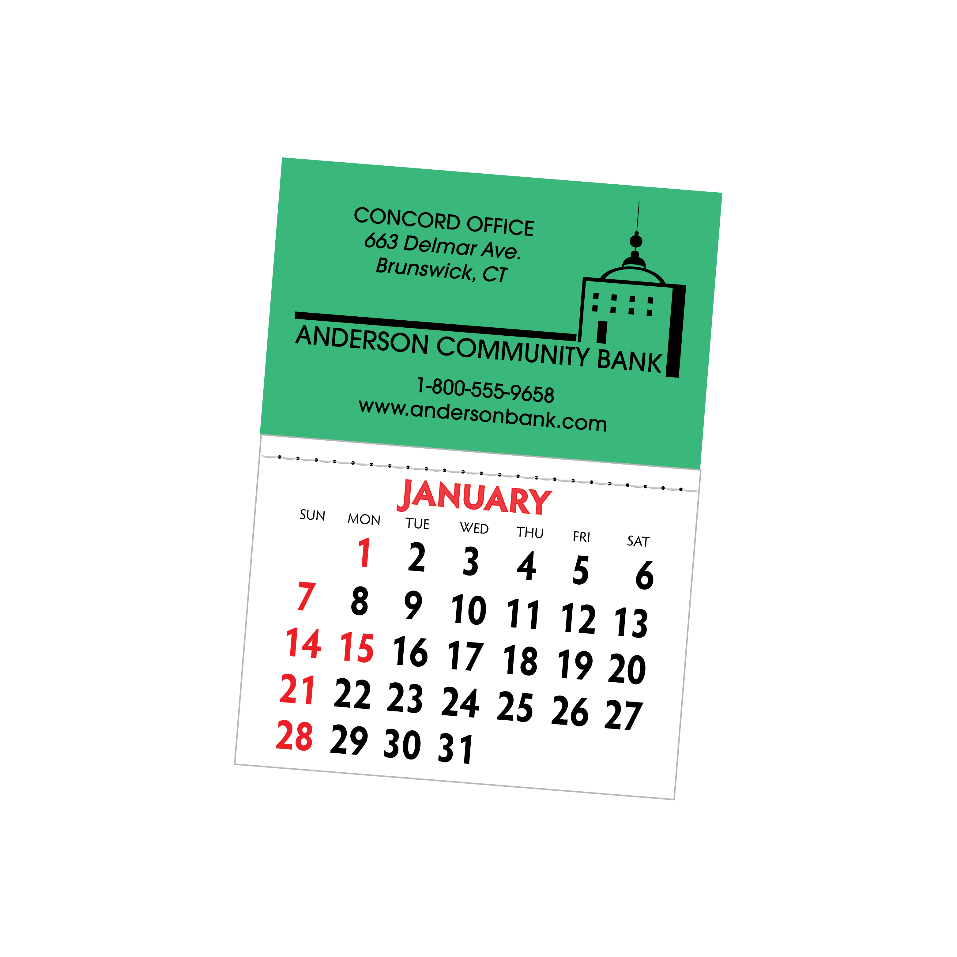 Kwik Stik Maxi Neon Padded Calendar 10