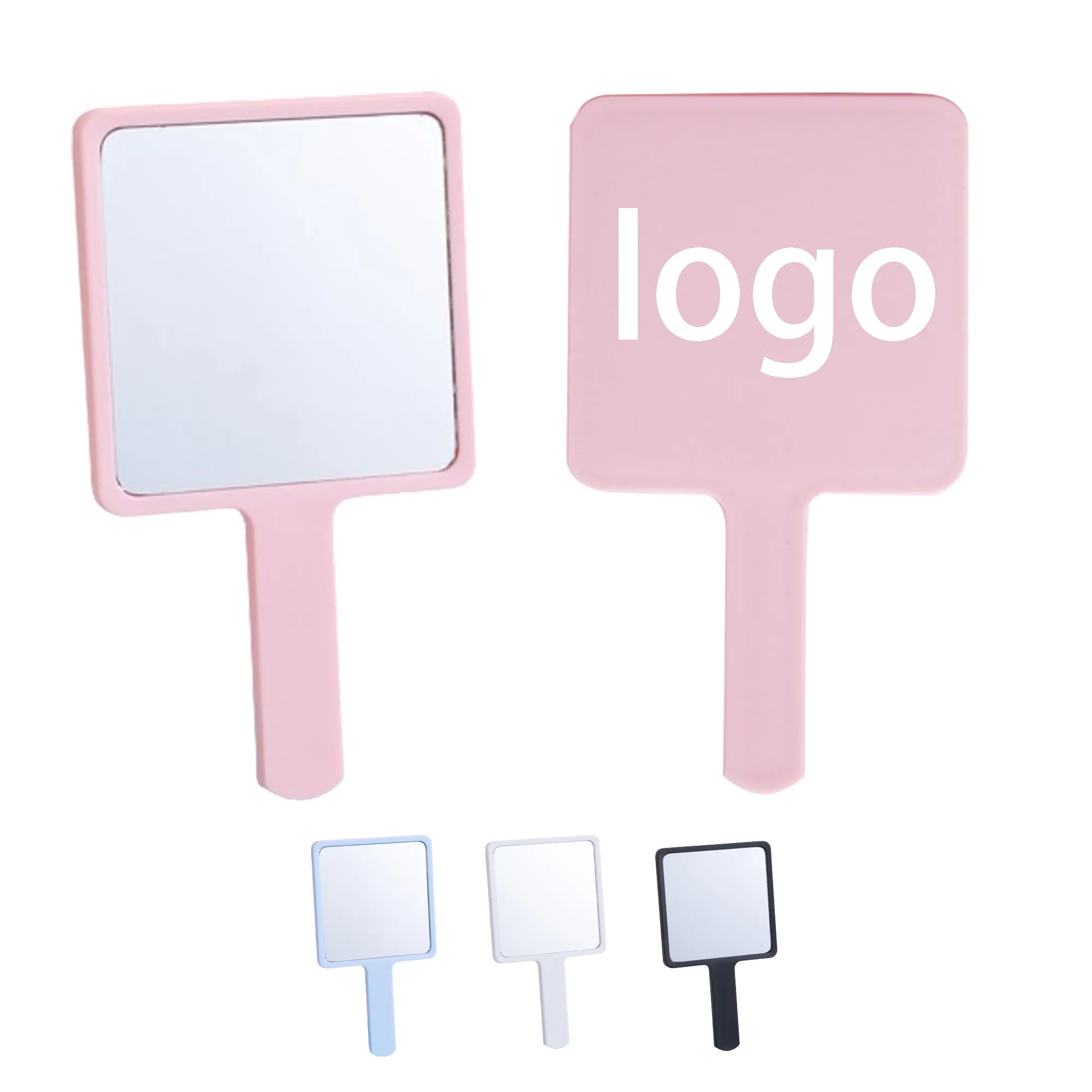 Custom Mini Rectangle Make Up Handheld Mirror 6