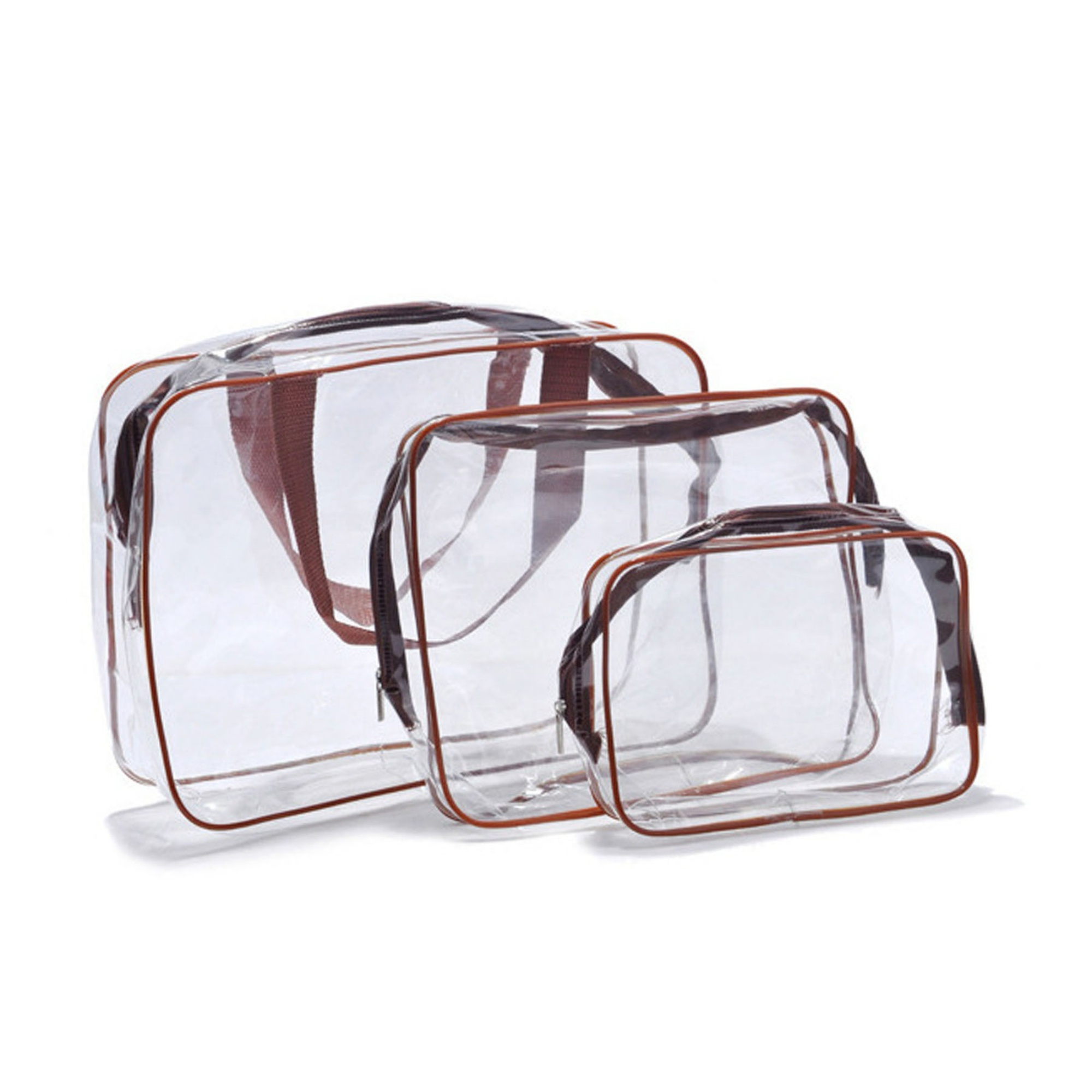 Portable Transparent PVC Toiletry Storage Bag 8
