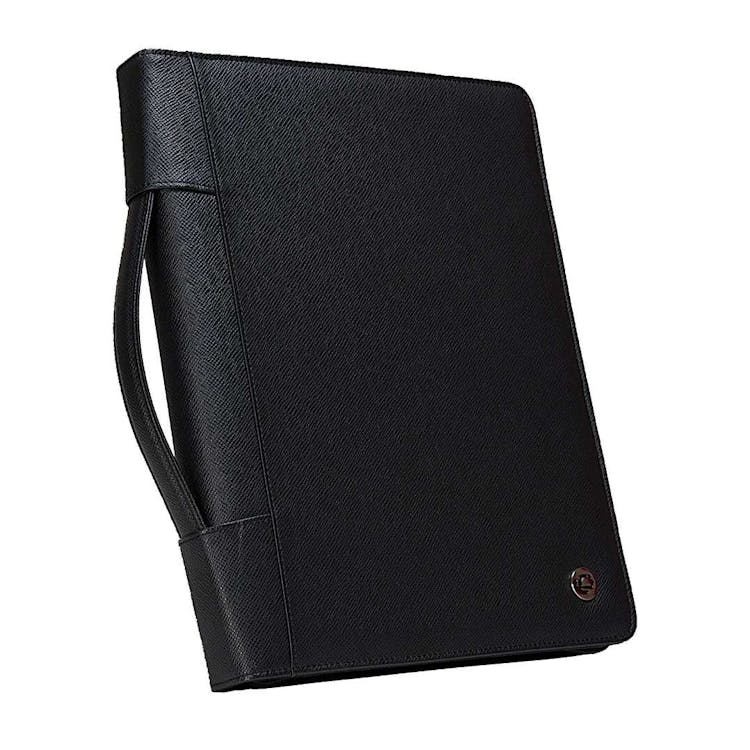 Case-It Executive Zippered Binderfolio - Black 1" 2