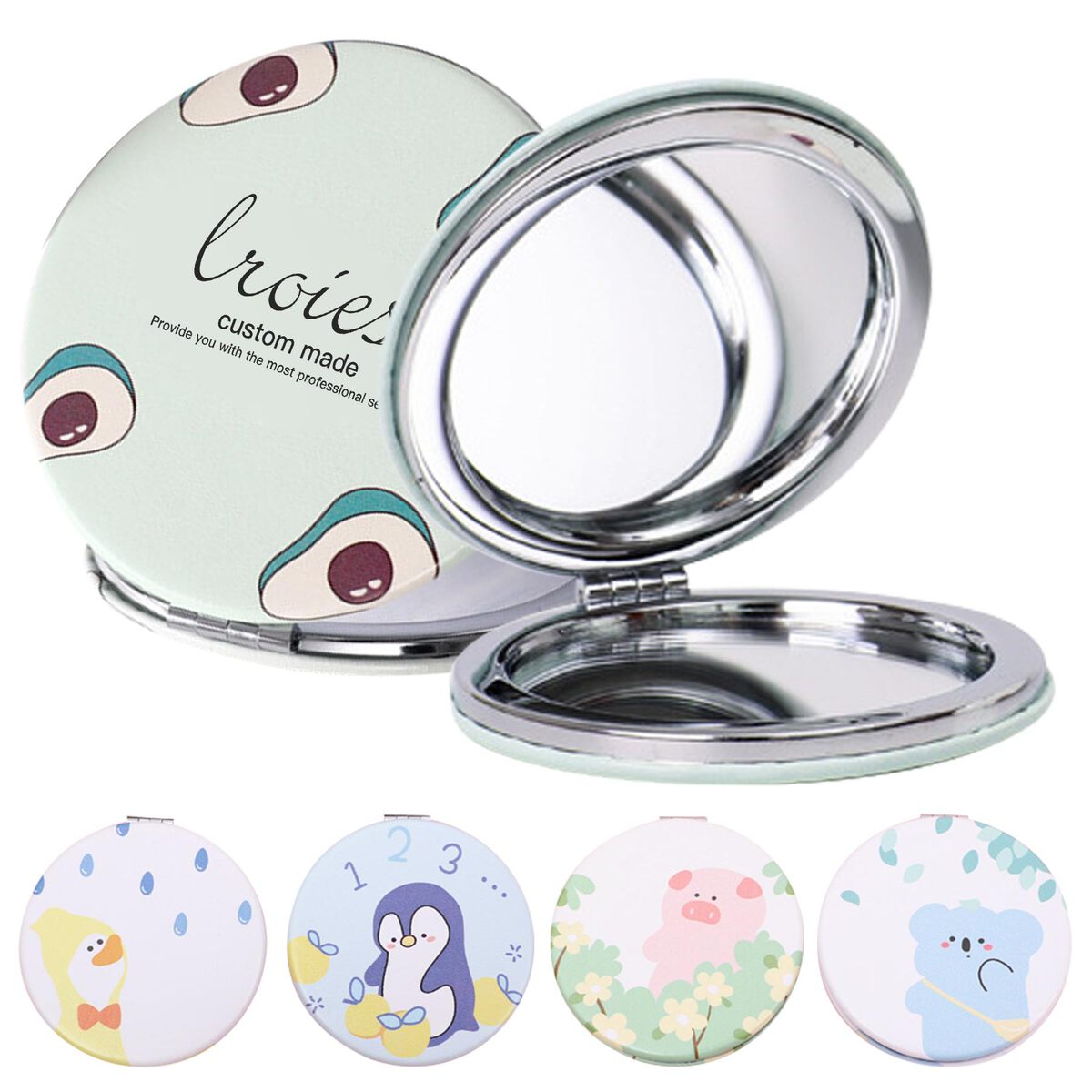 Portable Round Beauty Mirror