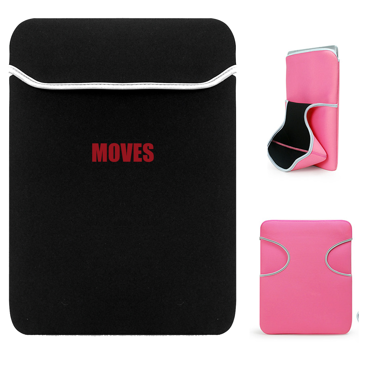Sublimation Neoprene Laptop Sleeve w/ Flip Cover Full Color 4