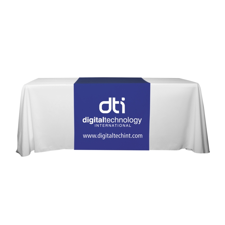 "Roger Eight" 90" L Table Runners (One Color Print) / Accommodates 3 ft Table and Larger 5