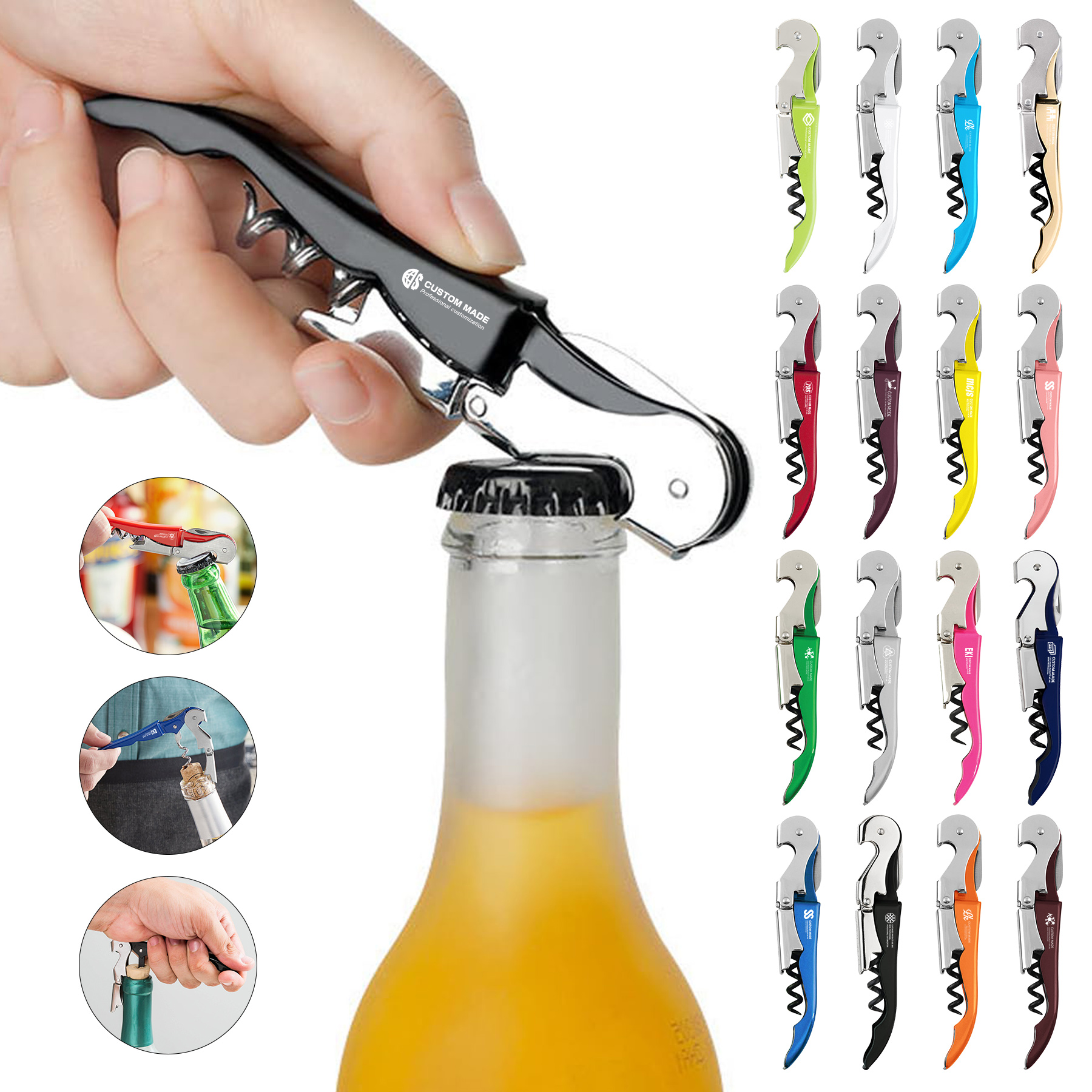 Stainless Steel Corkscrew Wine Bottle Opener 2