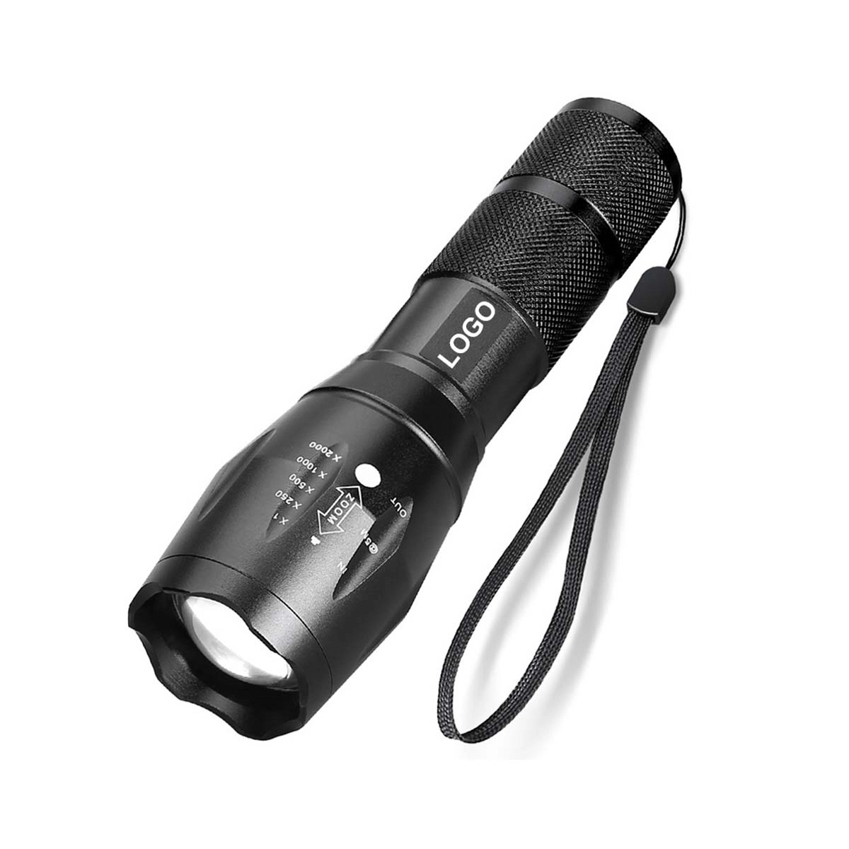 Zoomable Tactical Flashlights with High Lumens