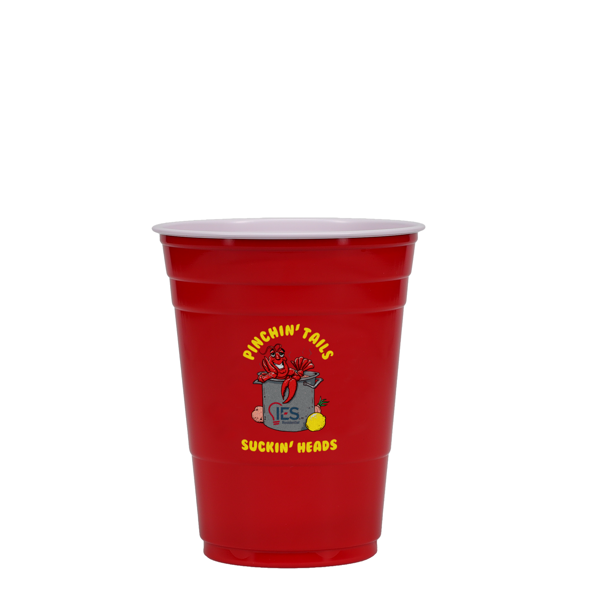 16/18 oz Solo® Plastic Party Cup Red Digital Print 9