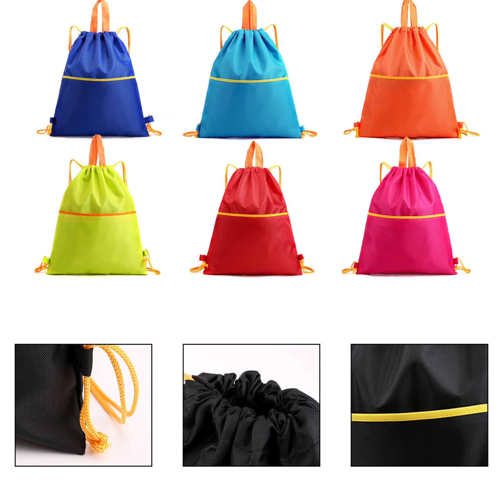 Foldable Gym Sack with Carry Handle 2