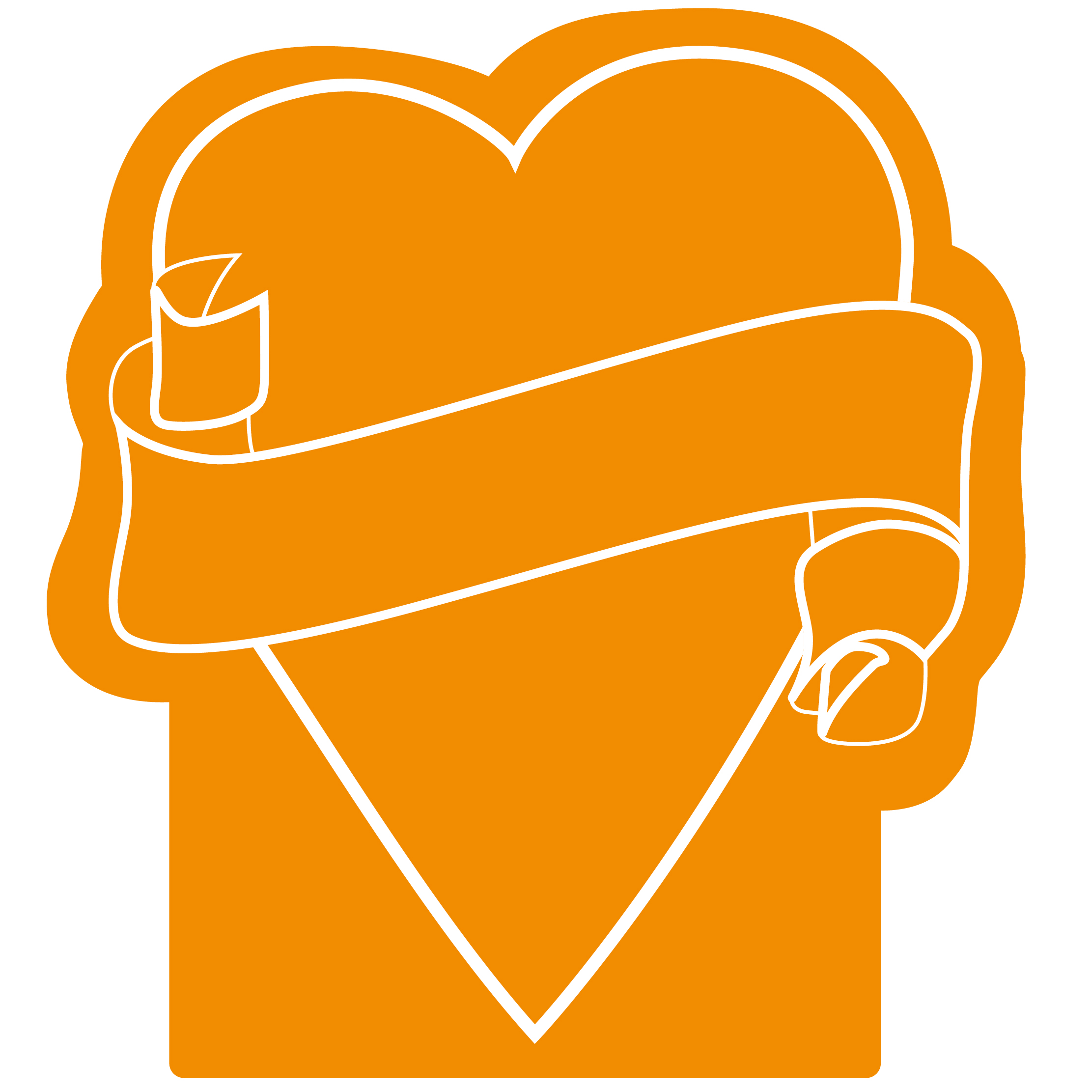 Foam Heart Mitt 49