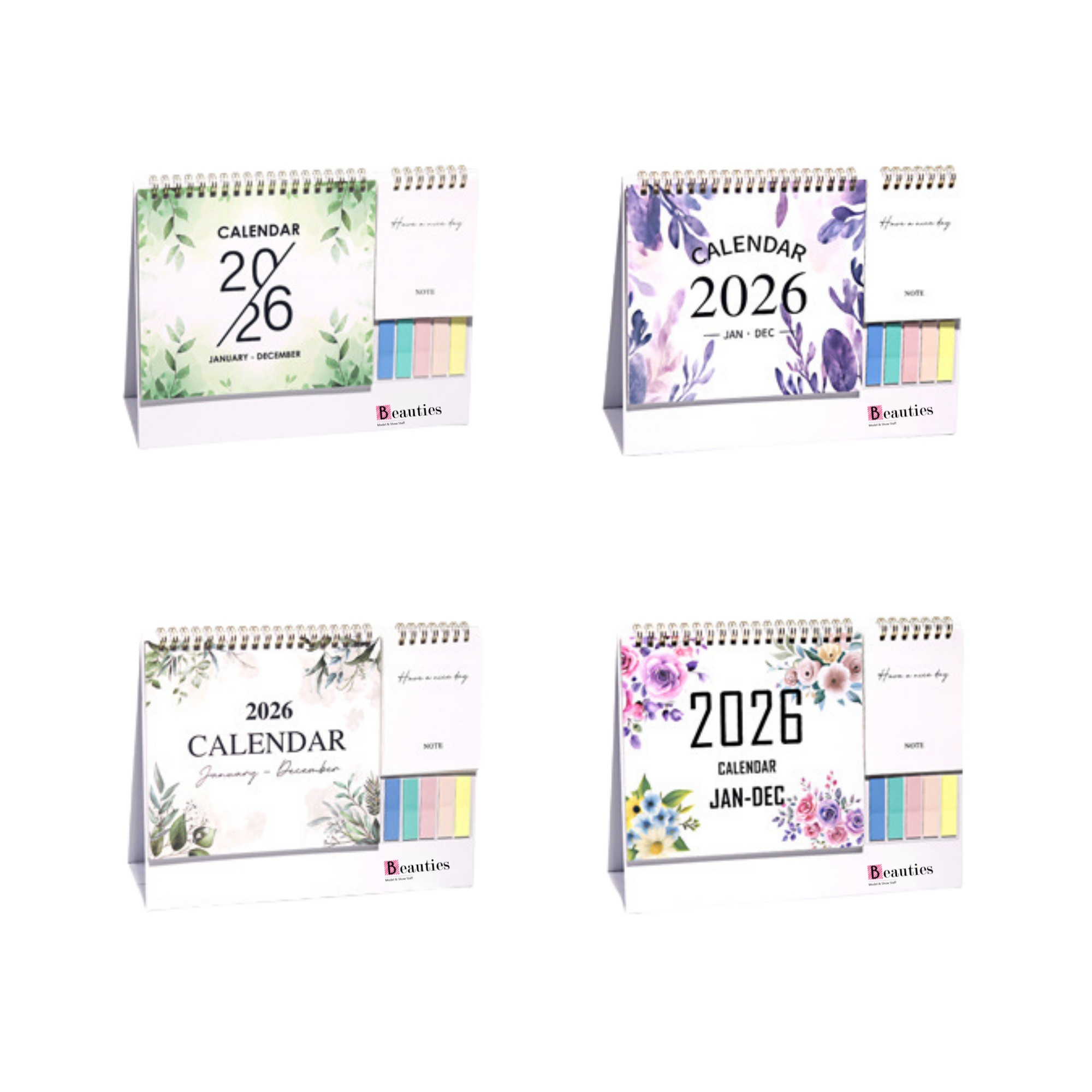 2026 Desk Calendar - OCEAN