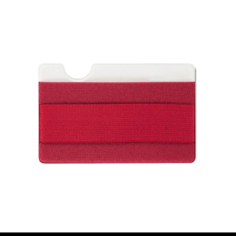 Mobile Phone Elastic Grip With Wallet - 2 In 1