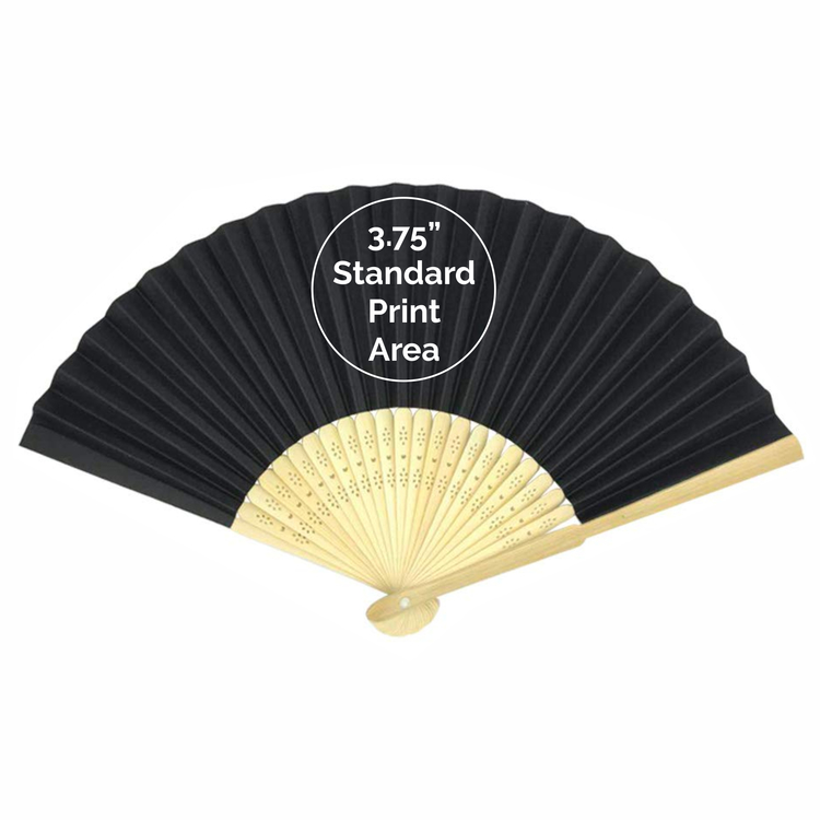 Paper Folding Fans accordion style fans with your custom print