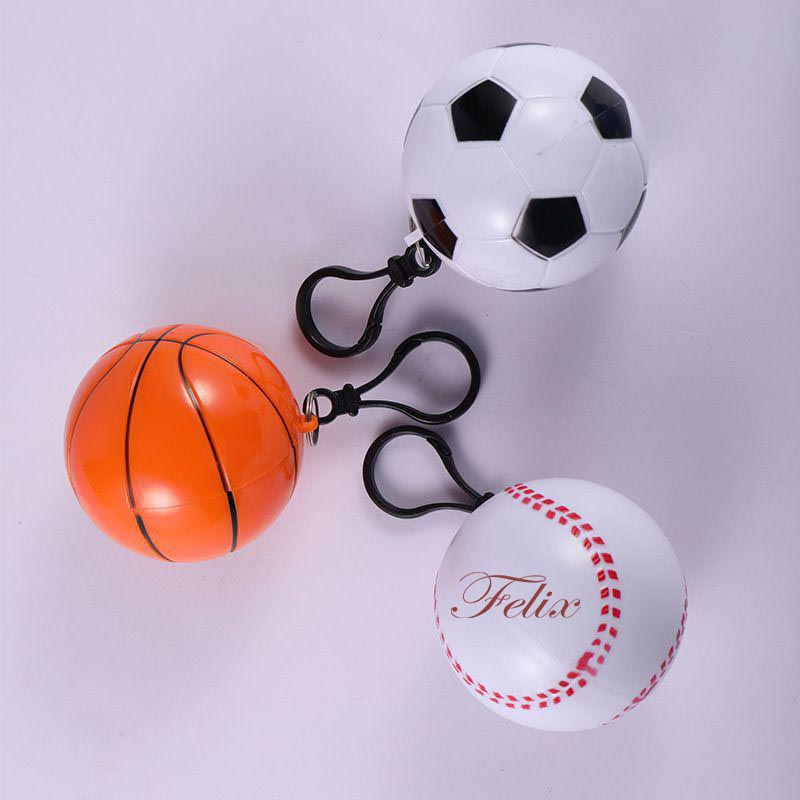 Poncho Ball Key Chain
