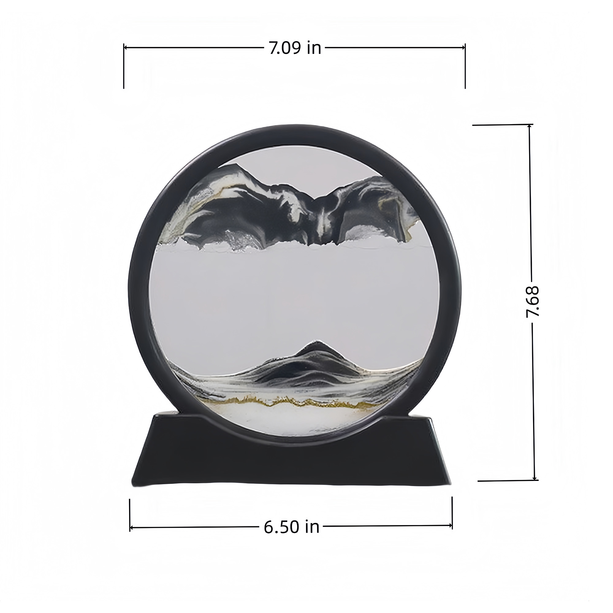 3D Dynamic Office Home Sand Liquid Decoration 15