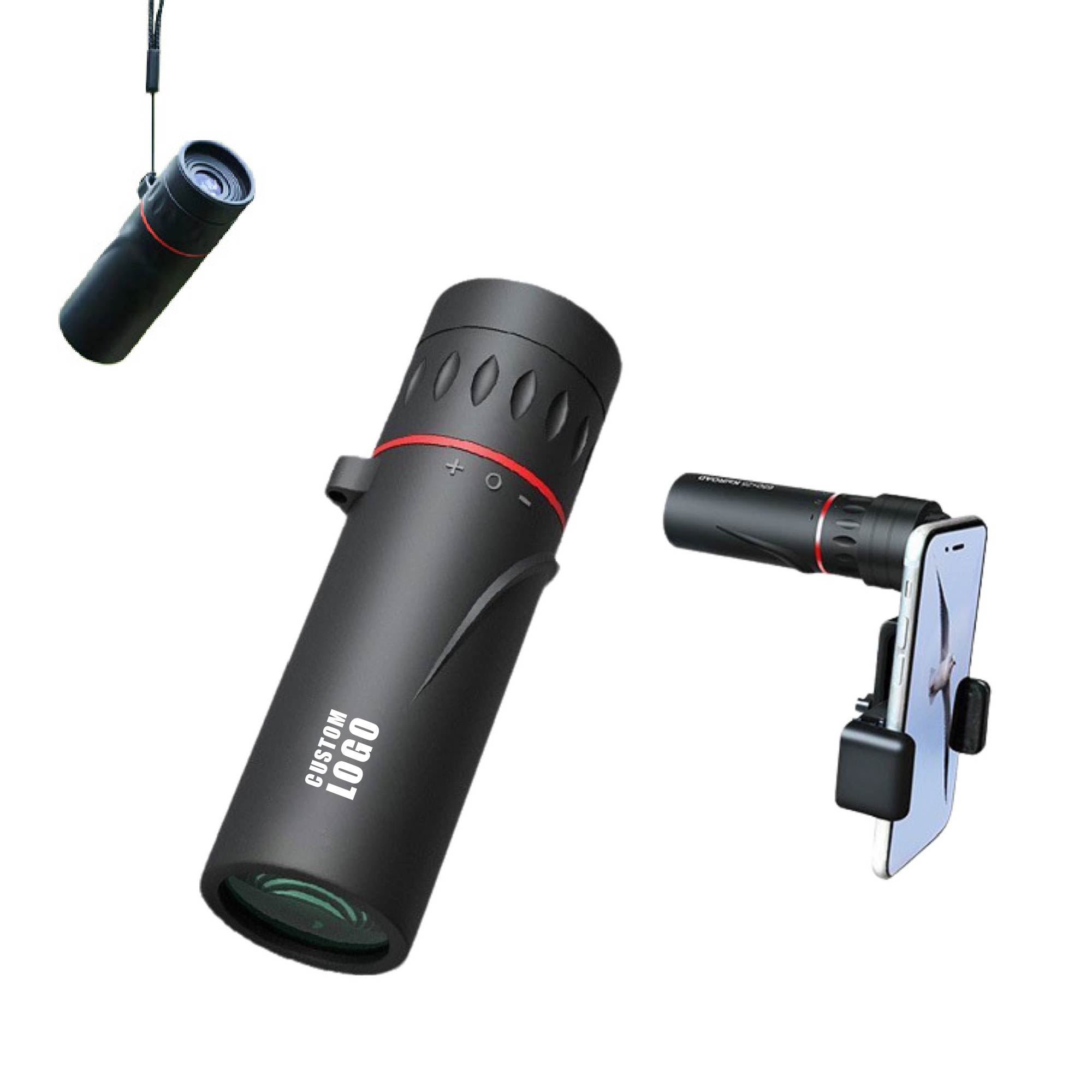 MOQ 10 pcs HD Monocular with Mount 6