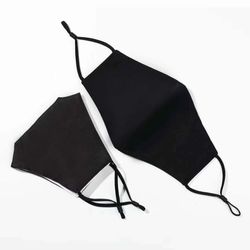3 Layer Face Masks with Filter Pocket & Adjustable Ear Loops