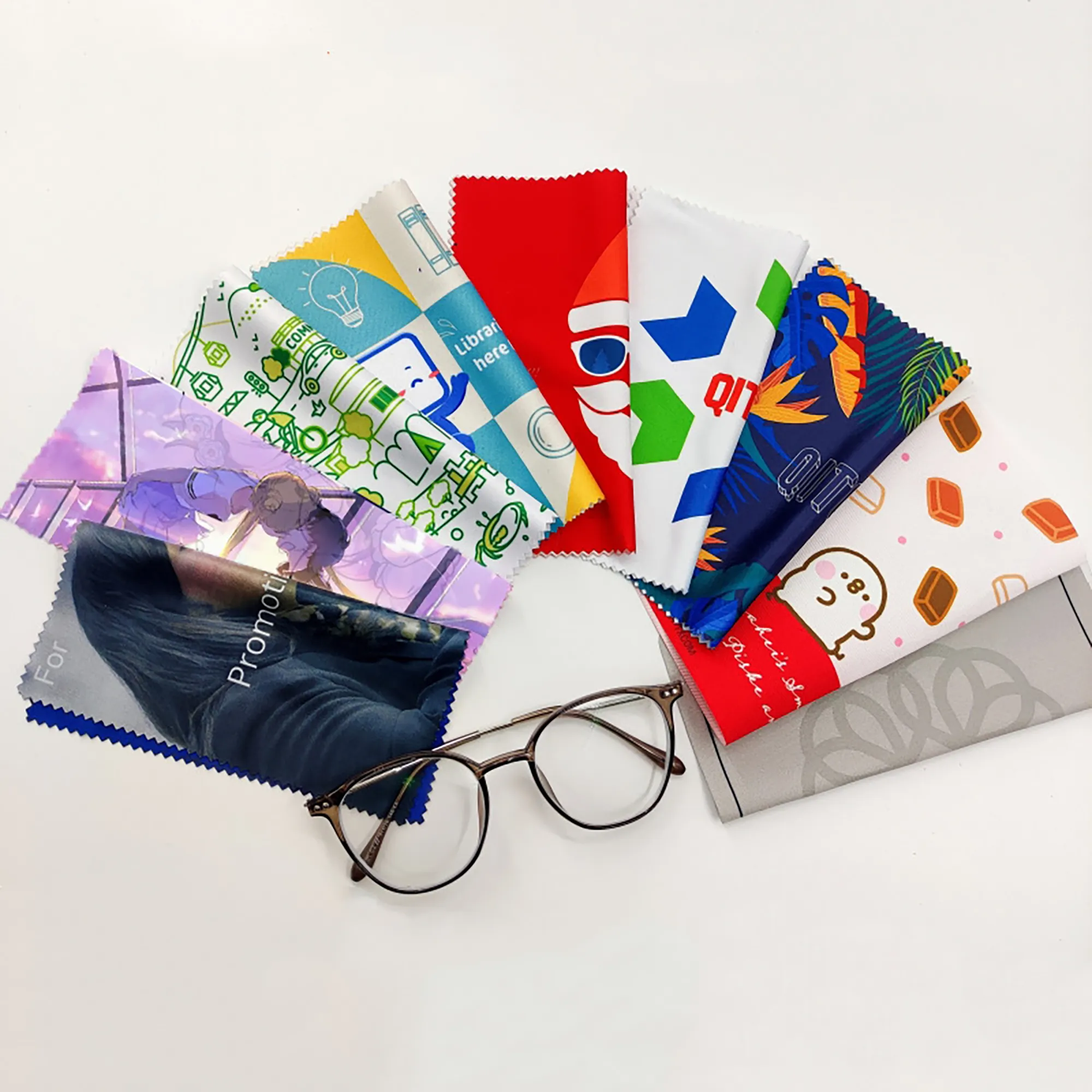 Full Color Double-Sided Microfiber Cleaning Cloth 4