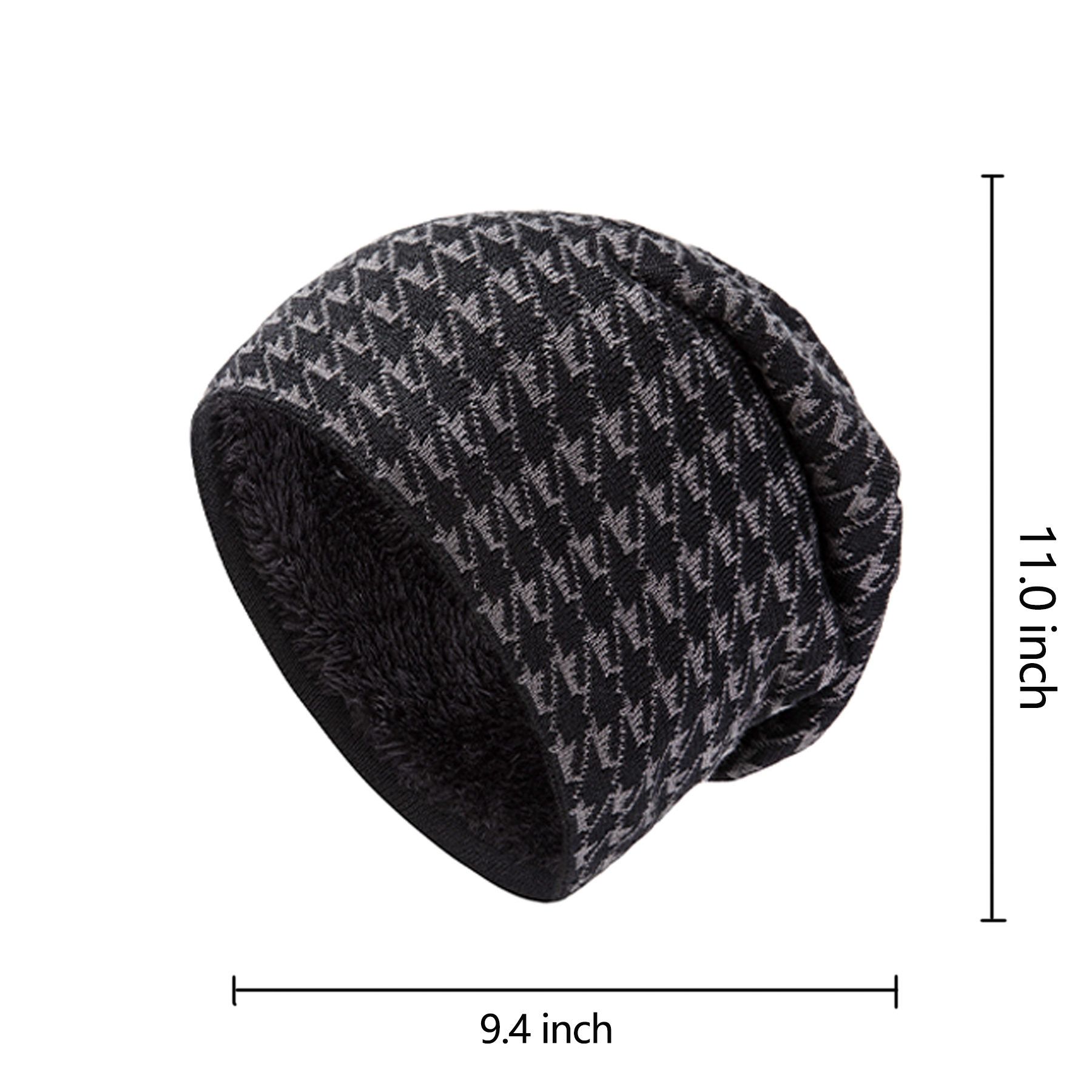 Mens Plus Fleece Ear Protection Hat 11