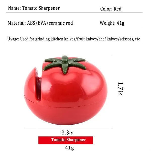 Tomato Mini Knife Sharpener for Office, School and Events 3