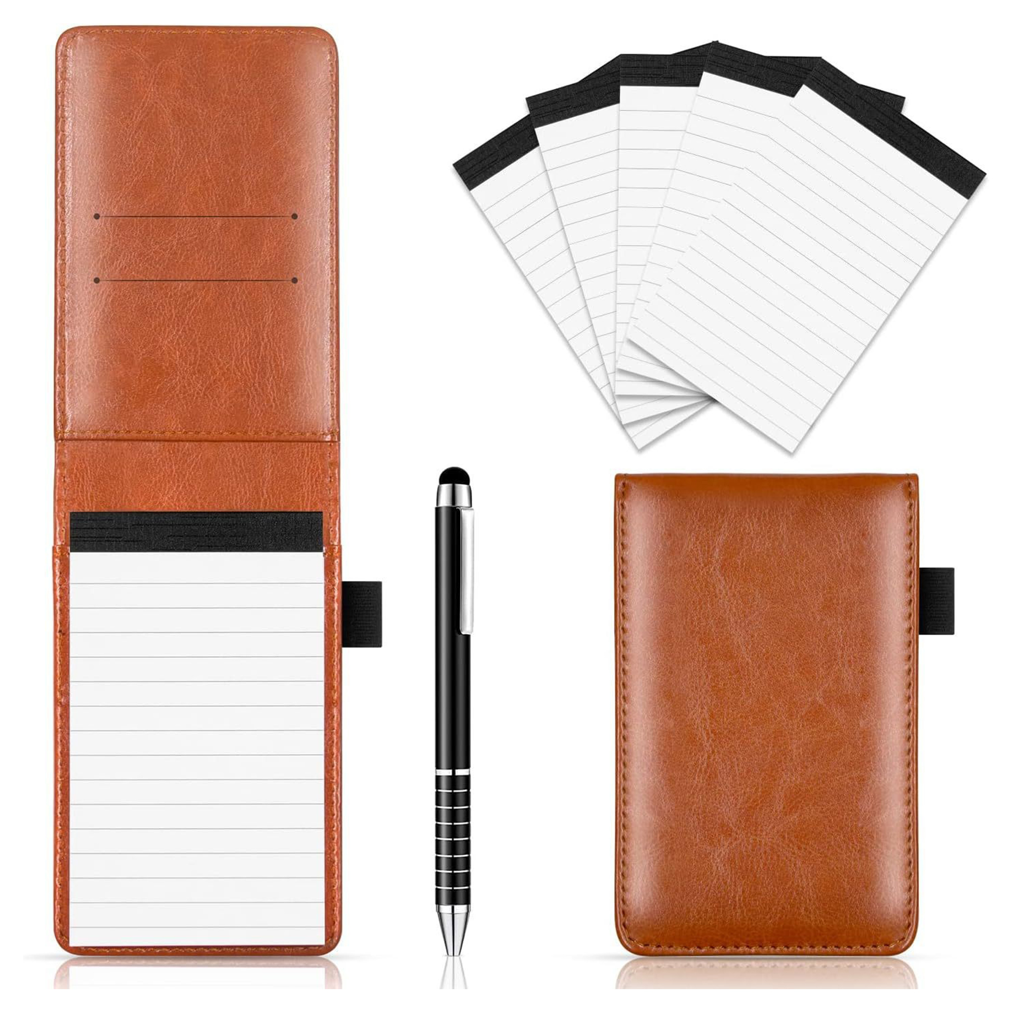 Custom Jotter Notepad With Pen Pocket Notebook 8