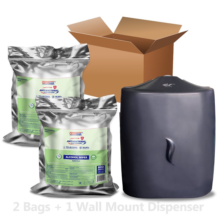 Antibacterial Wipes - 800-Count Wall Mount Dispenser 3
