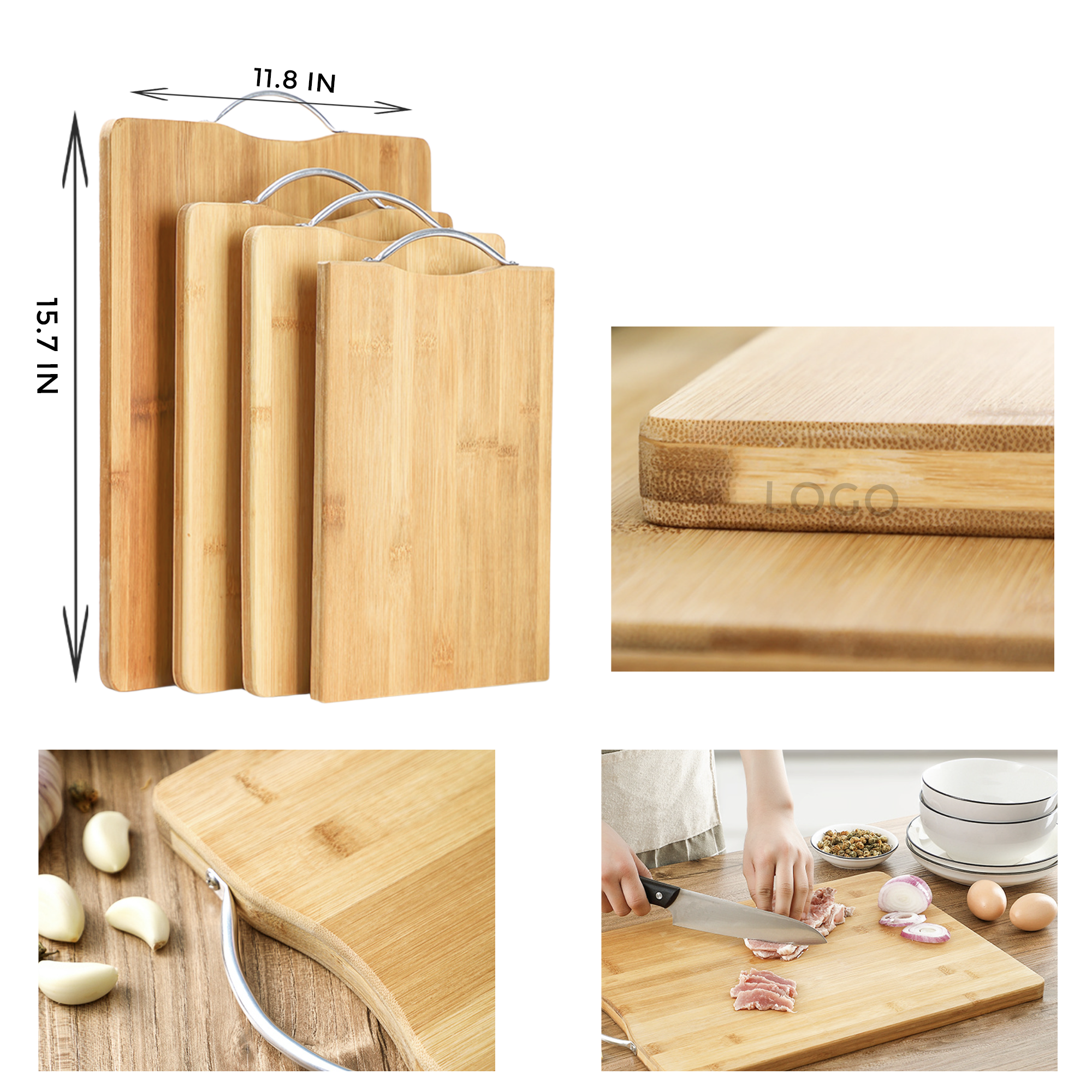 MOQ 10 PCS Stylish Wooden Cutting Board