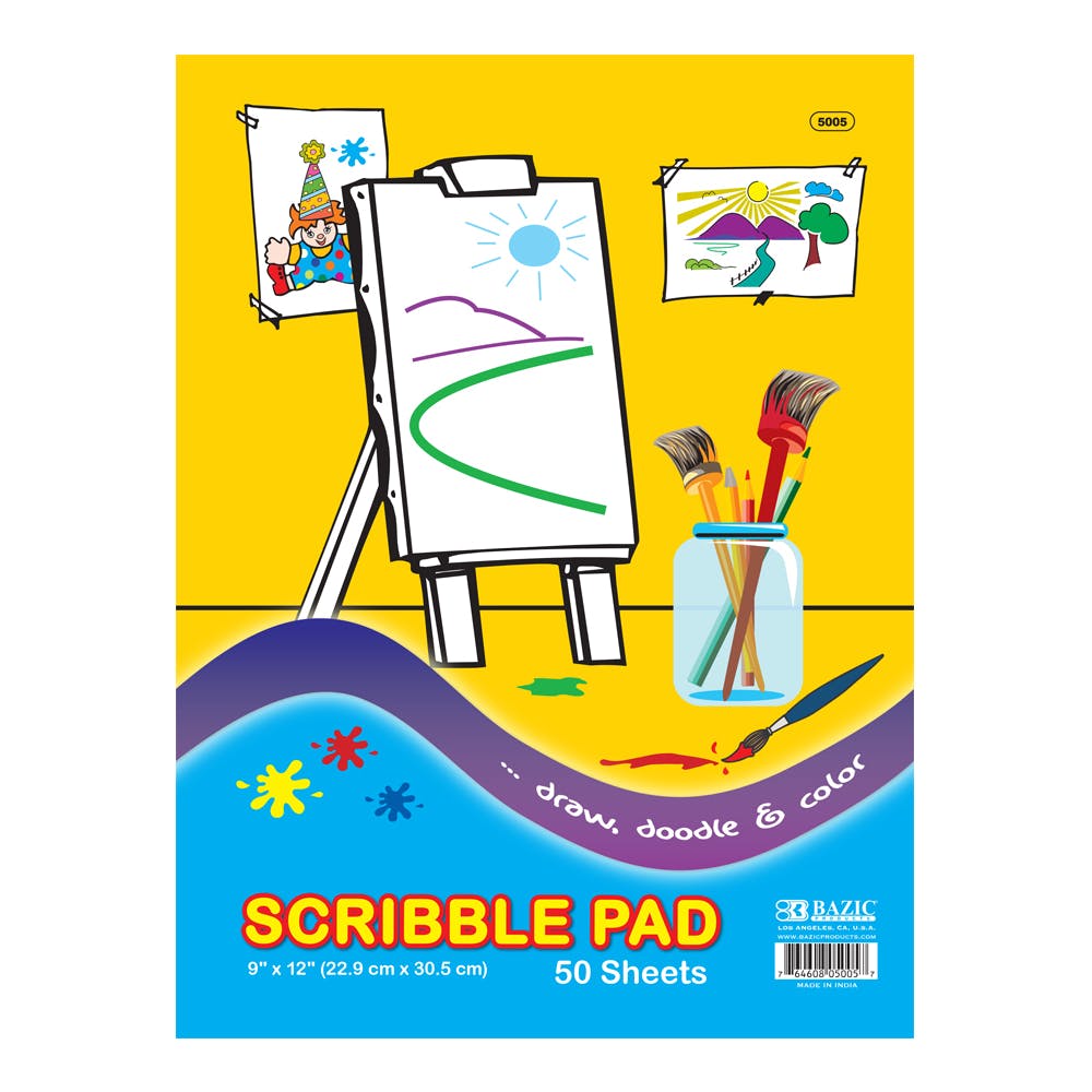 Doodle Pads - 9" x 12" 50 Sheets 3