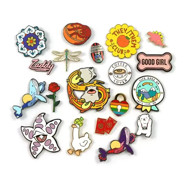 1.2" Die Struck Iron Soft Enamel Lapel Pin 4